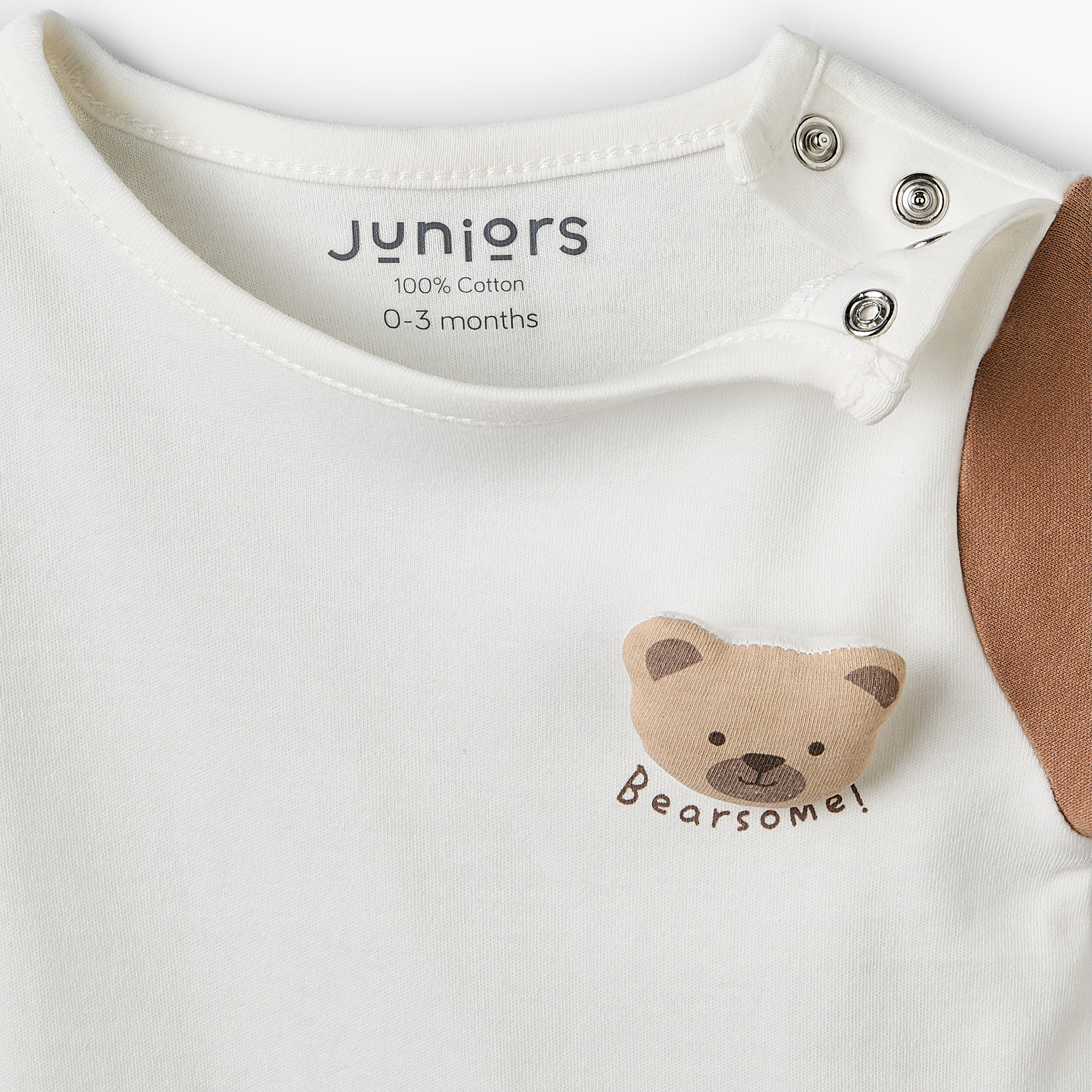Juniors Crew Neck Short Sleeves Romper with Toy-baby-boys-clothing-rompers-image-5