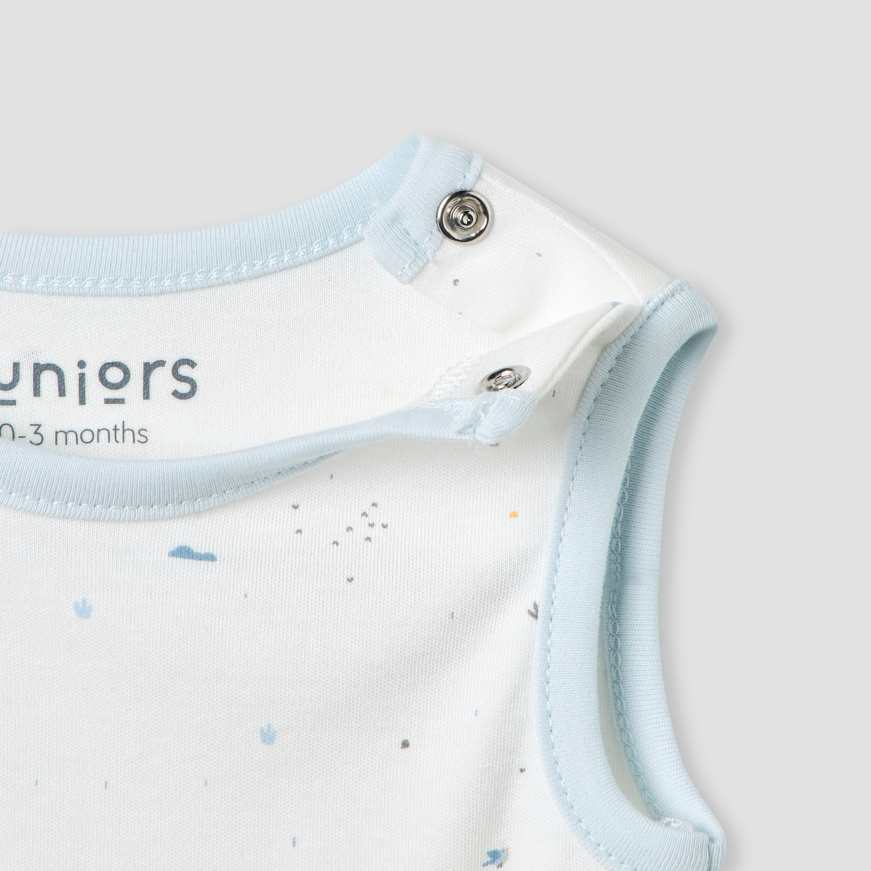 Juniors Printed Sleeveless Bodysuit - Set of 2-baby-boys-clothing-bodysuits-image-4