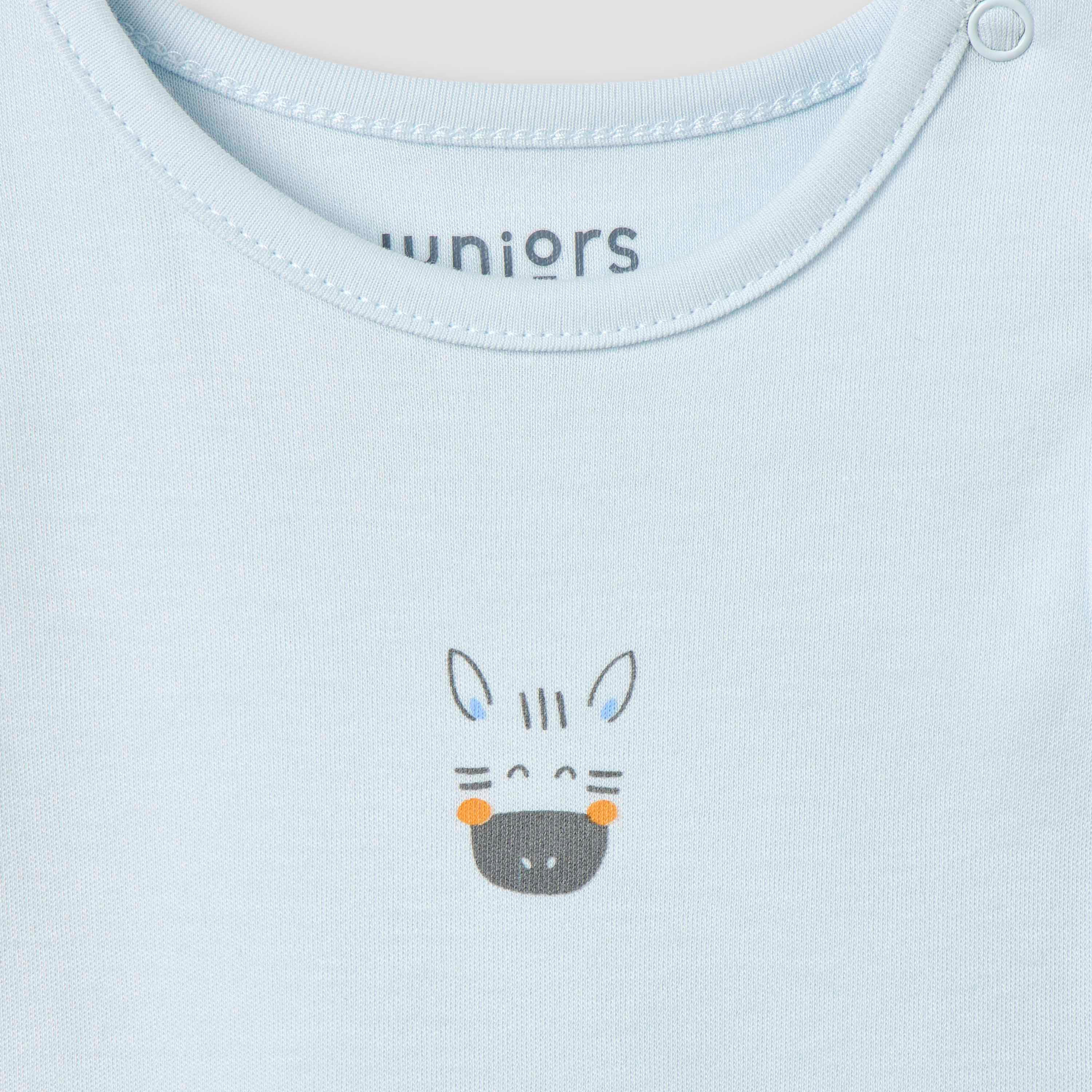 Juniors Printed Sleeveless Bodysuit - Set of 2-baby-boys-clothing-bodysuits-image-6