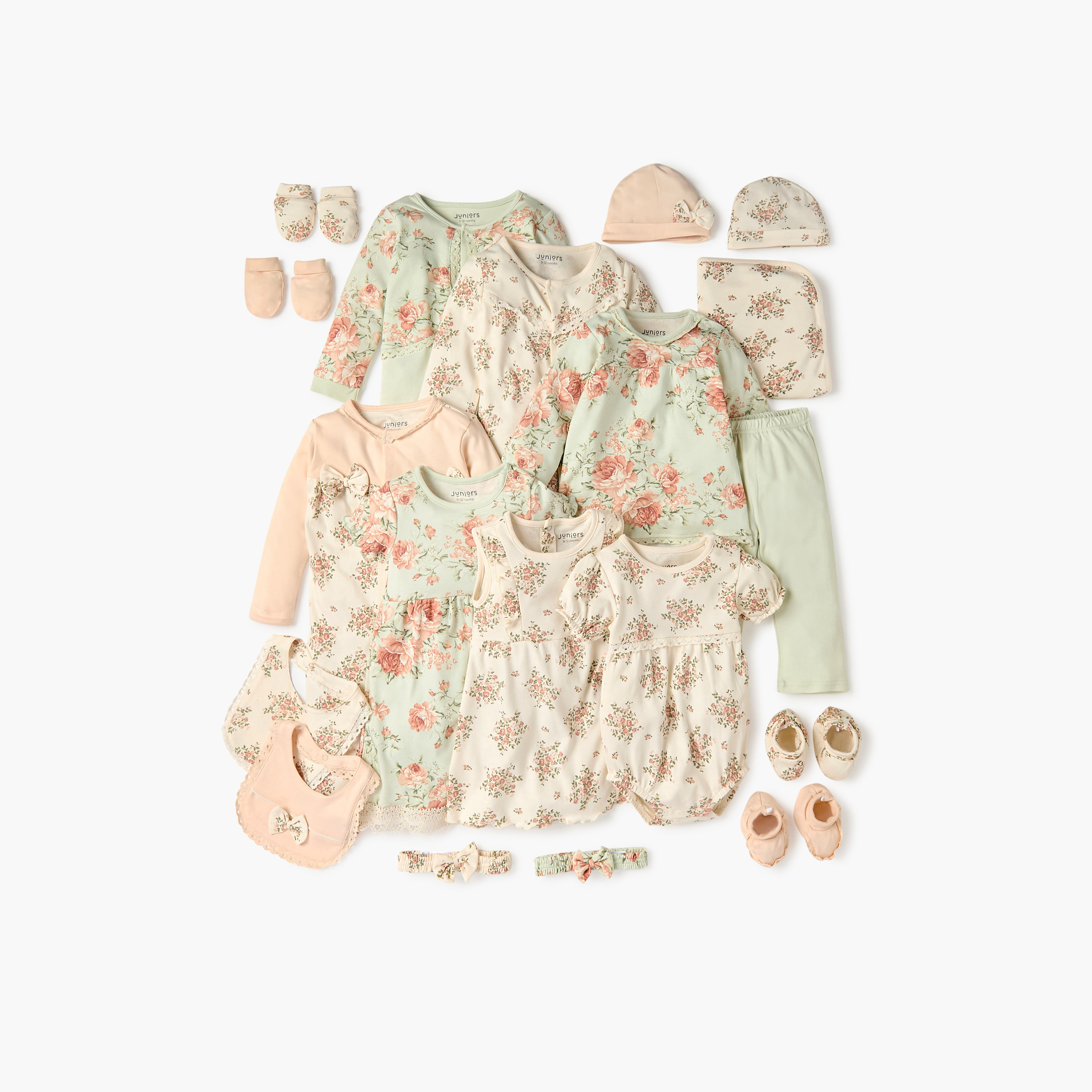 Juniors Floral Print A-line Dress with Short Sleeves and Lace Detail-baby-girls-clothing-dressesandjumpsuits-image-5