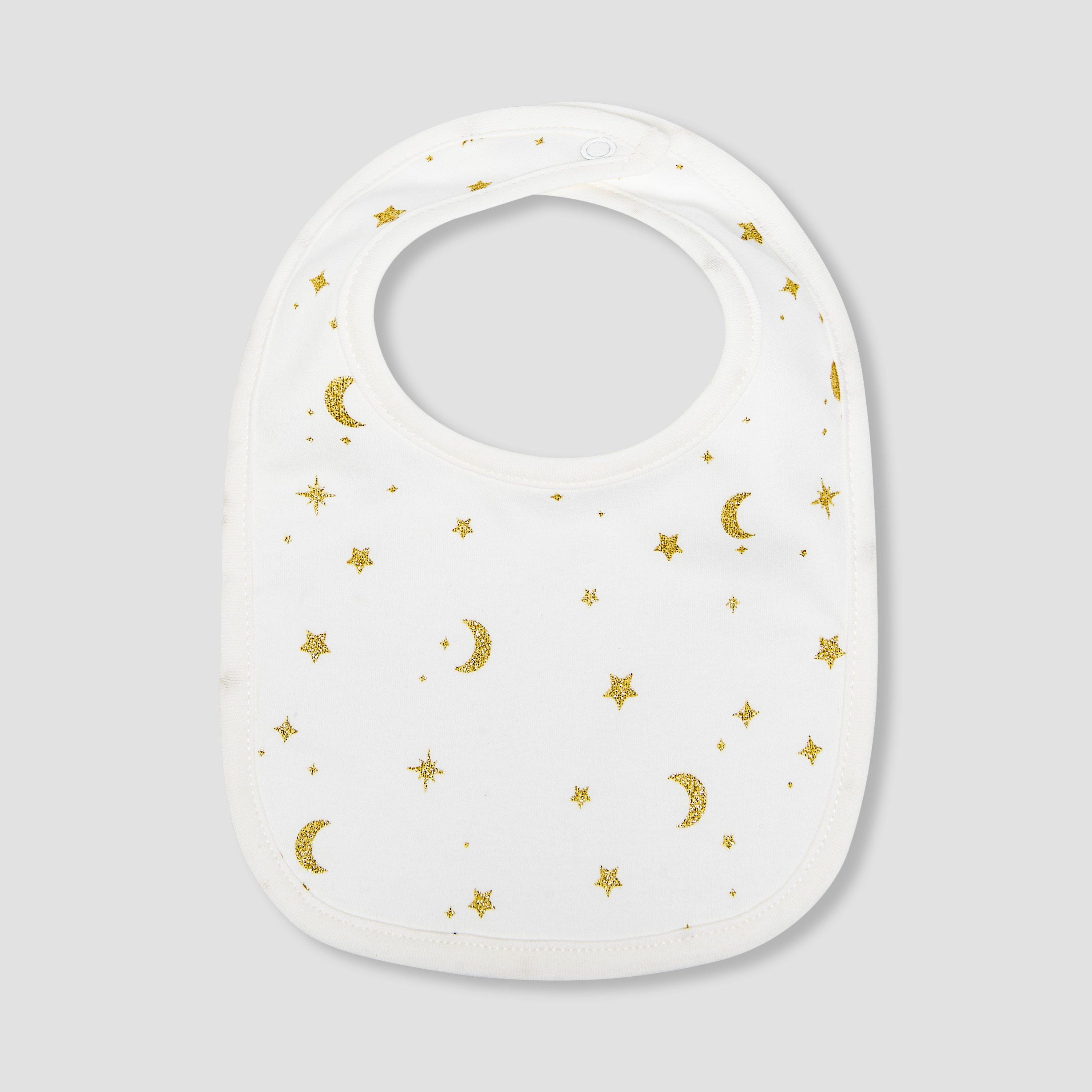 Giggles Baby Bib with Snap Button Closure-baby-feeding-bibs-image-1
