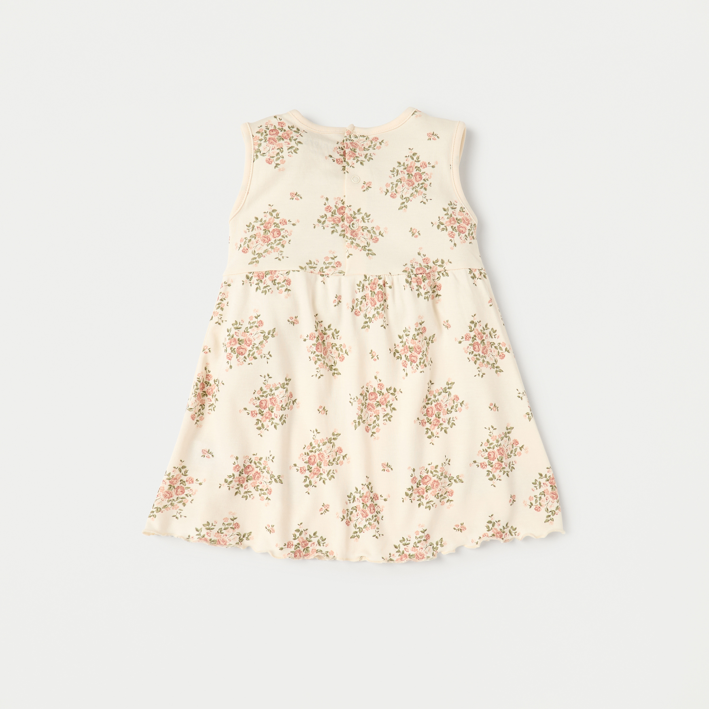 Juniors Floral Print Sleeveless A-line Dress-baby-girls-clothing-dressesandjumpsuits-image-2