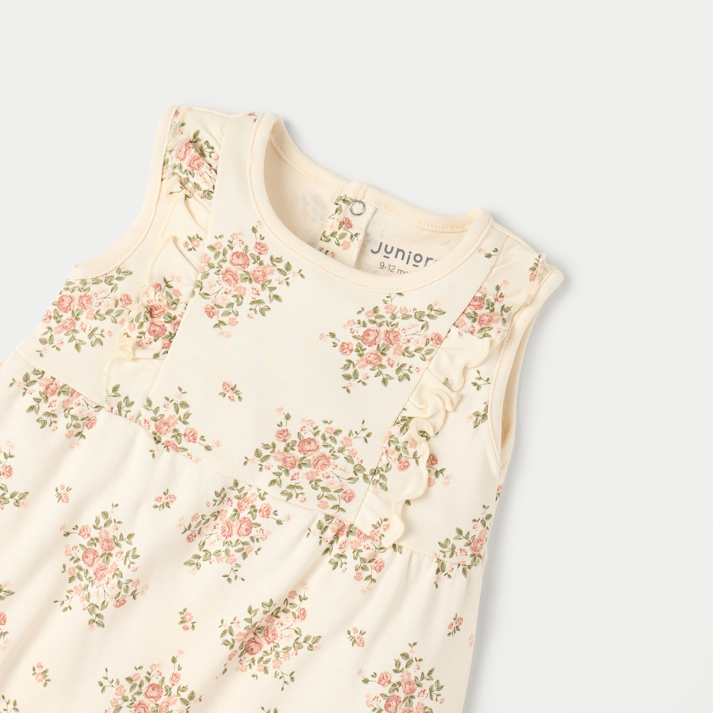 Juniors Floral Print Sleeveless A-line Dress-baby-girls-clothing-dressesandjumpsuits-image-3