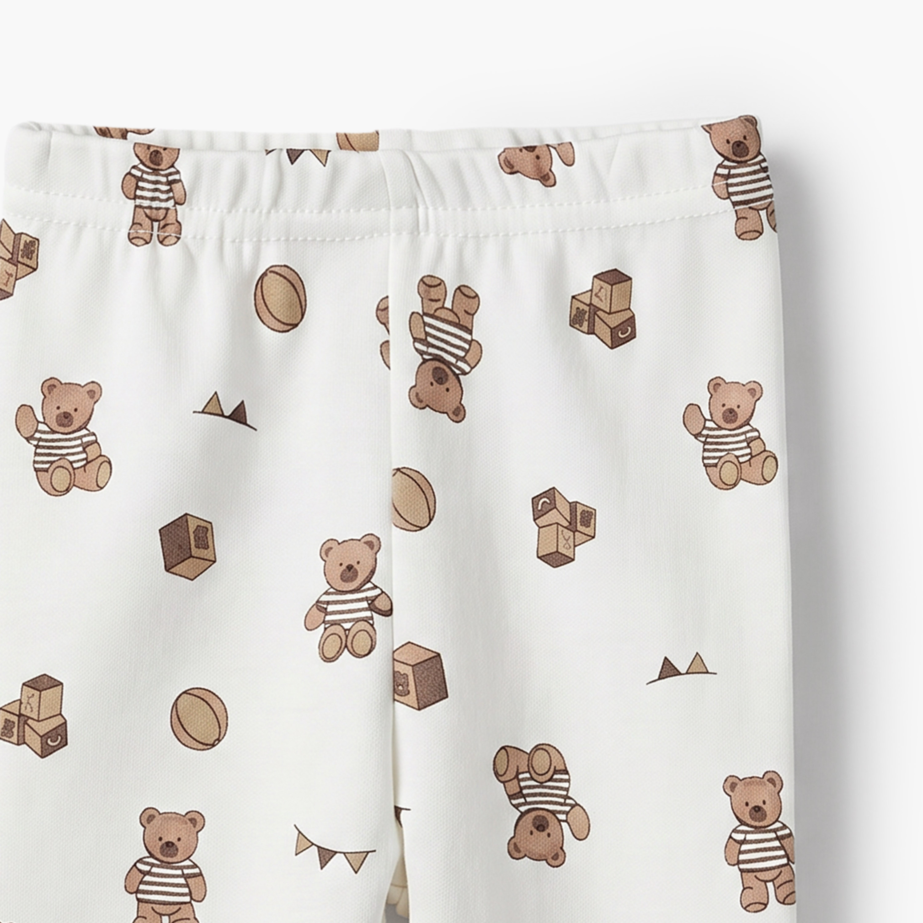 Juniors Cotton Collared Long Sleeves Pyjama Set with Teddy Bear Print-baby-boys-clothing-nightwear-pyjamasets-image-6