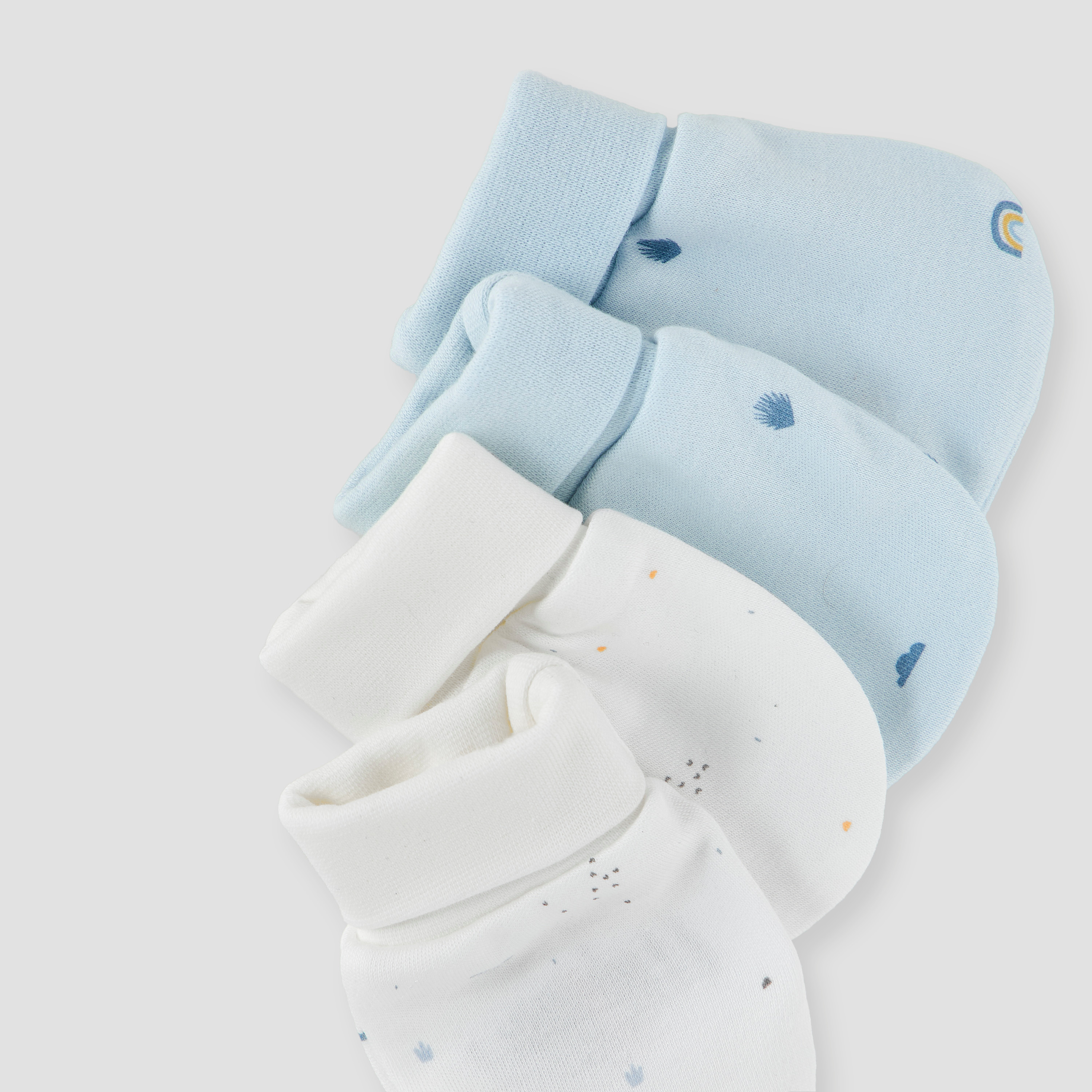 Juniors Printed Baby Mittens - Set of 2-baby-boys-accessories-mittens-image-6