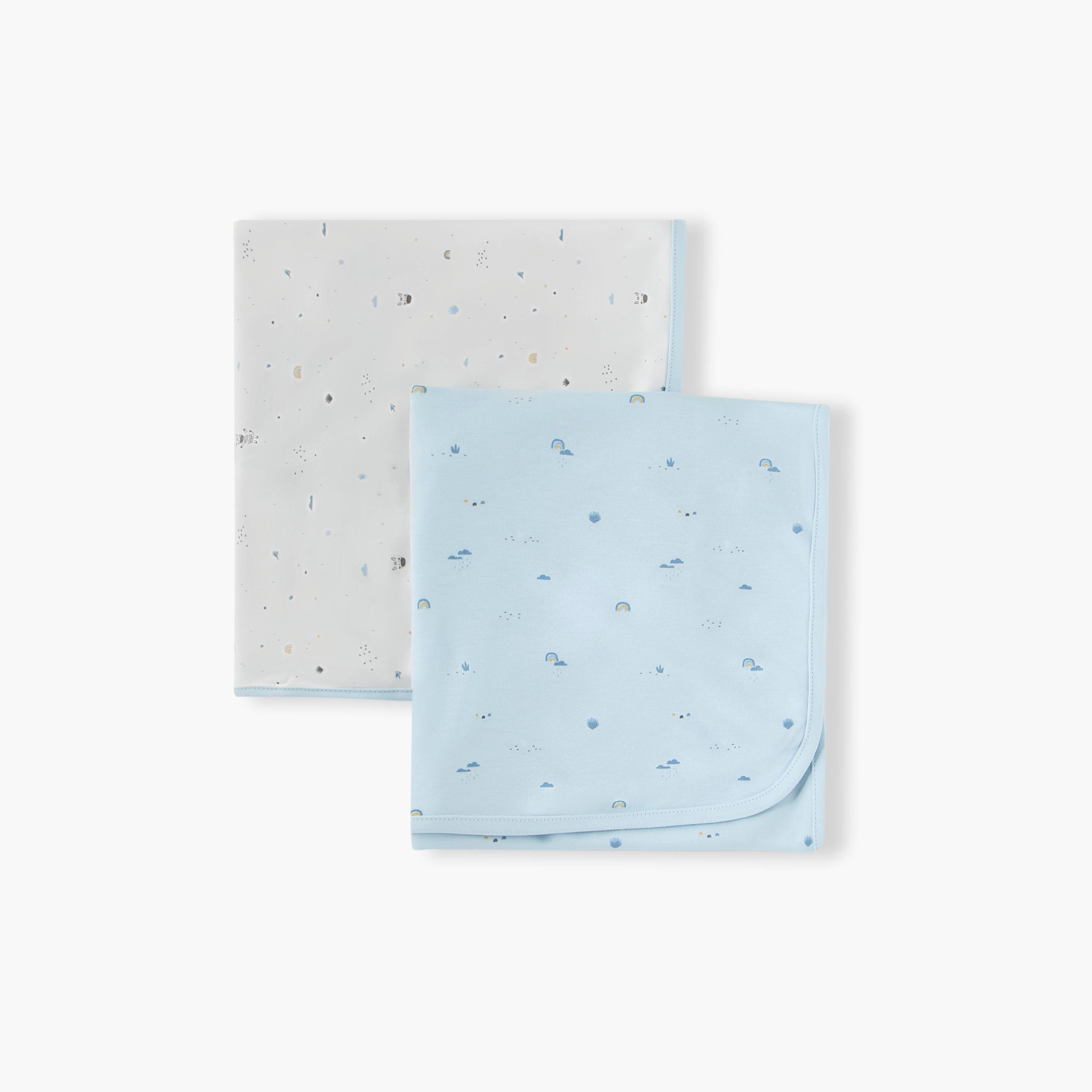 بطانية حديثي الولادة بطبعات من جونيورز - طقم من 2-baby-nursery-blanketsandswaddles-receivingblankets-image-3
