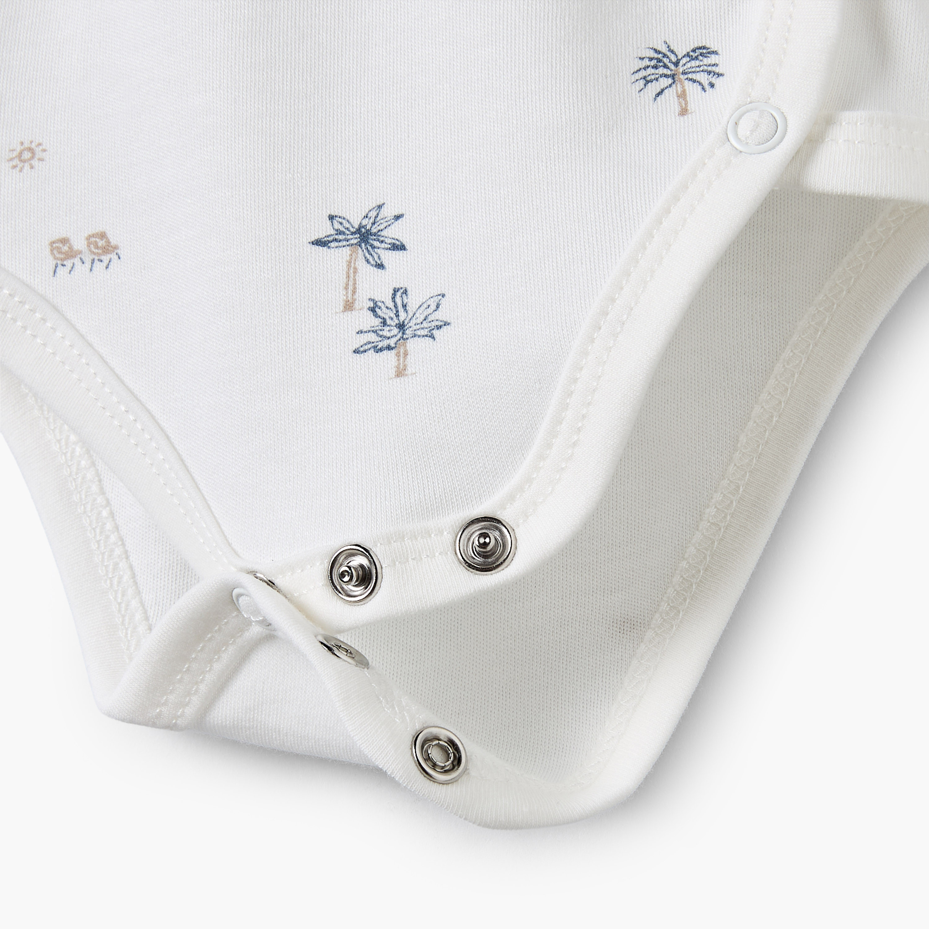Giggles Round Neck Short Sleeves Bodysuit with Fun Print-baby-girls-clothing-bodysuits-image-4