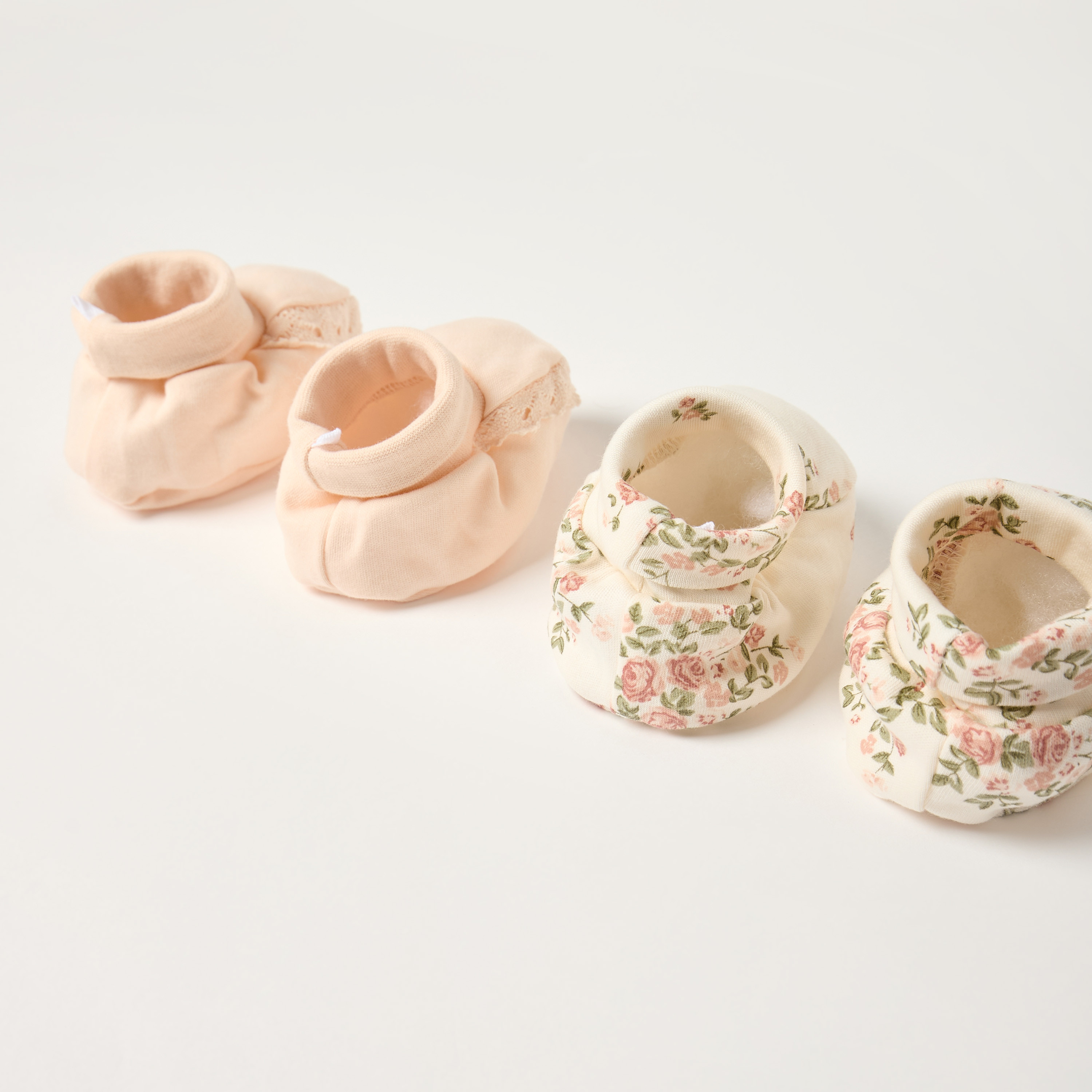 Juniors Assorted Slip-On Booties - Set of 2-baby-girls-shoes-booties-image-4