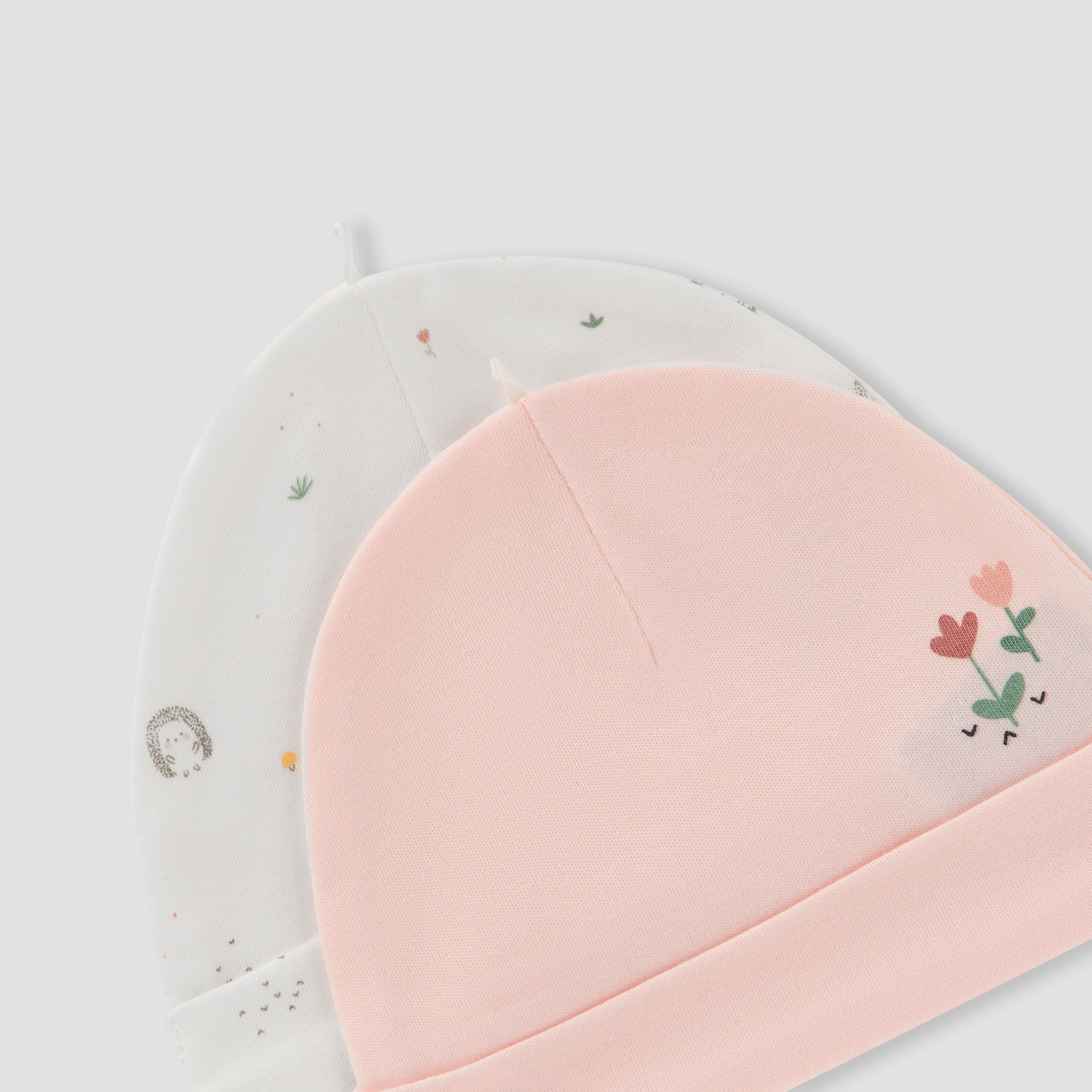 Juniors Printed Beanie - Set of 2-baby-girls-accessories-caps-image-6