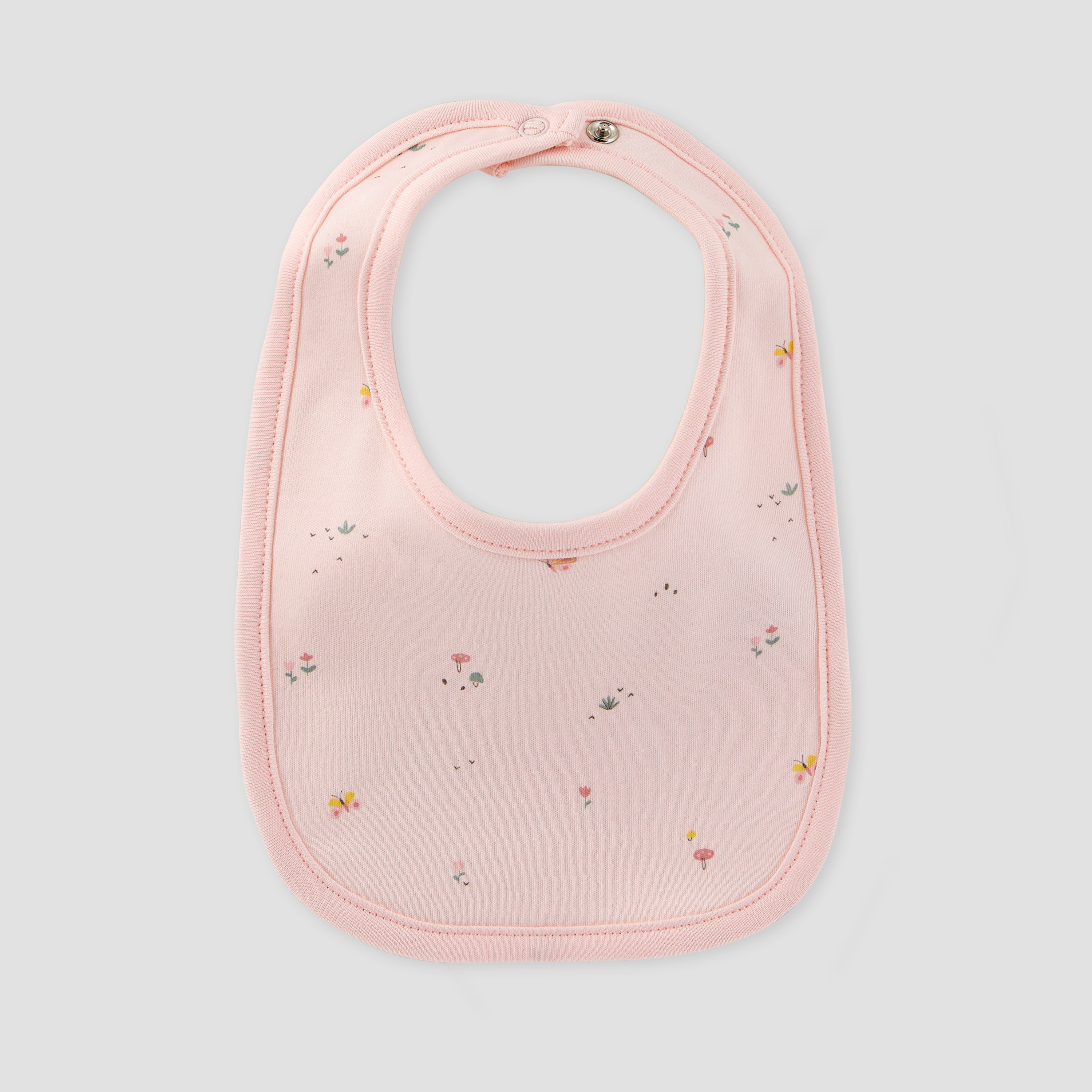 Juniors Printed Bibs with Snap Button Closure - Set of 2-baby-feeding-bibs-image-2