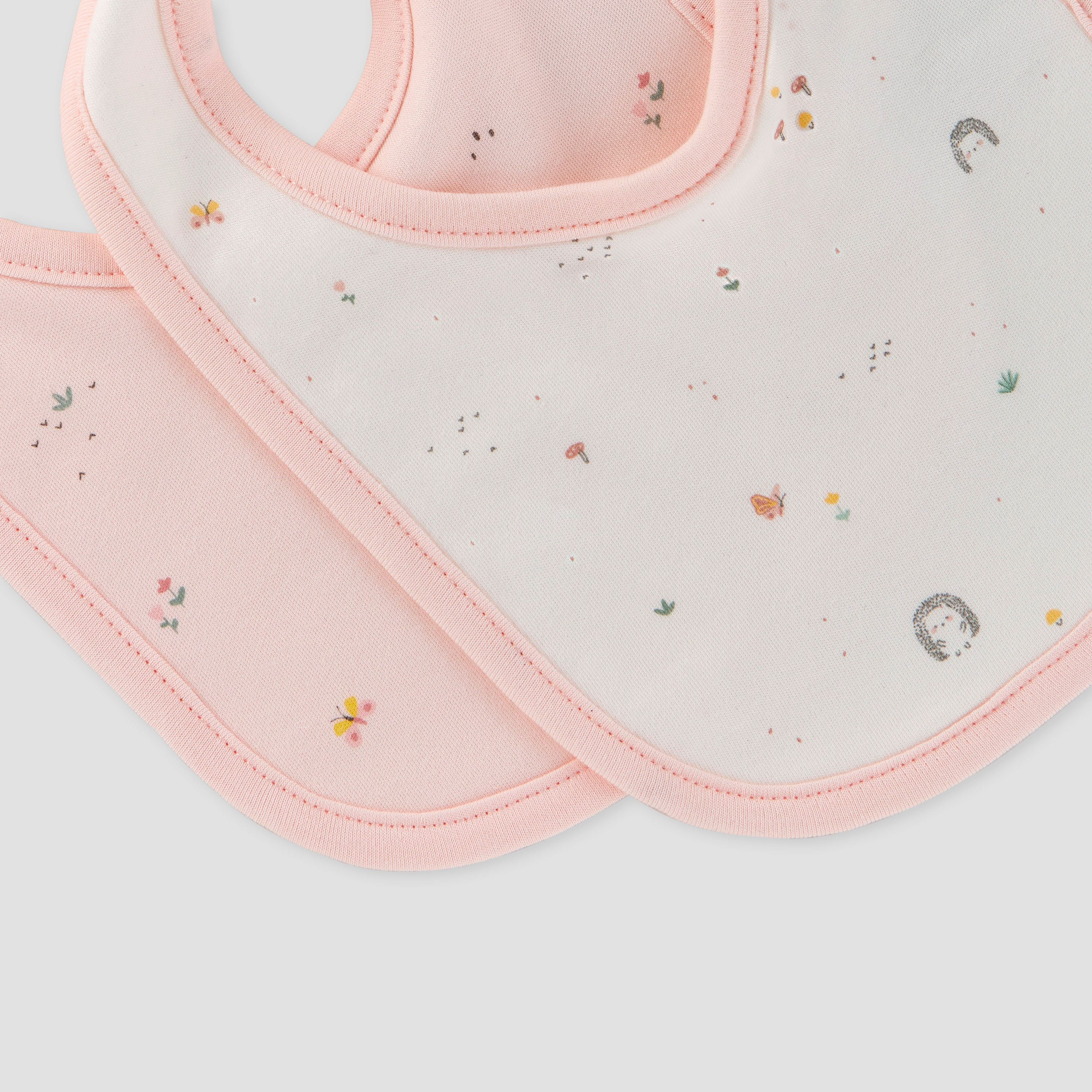 Juniors Printed Bibs with Snap Button Closure - Set of 2-baby-feeding-bibs-image-5