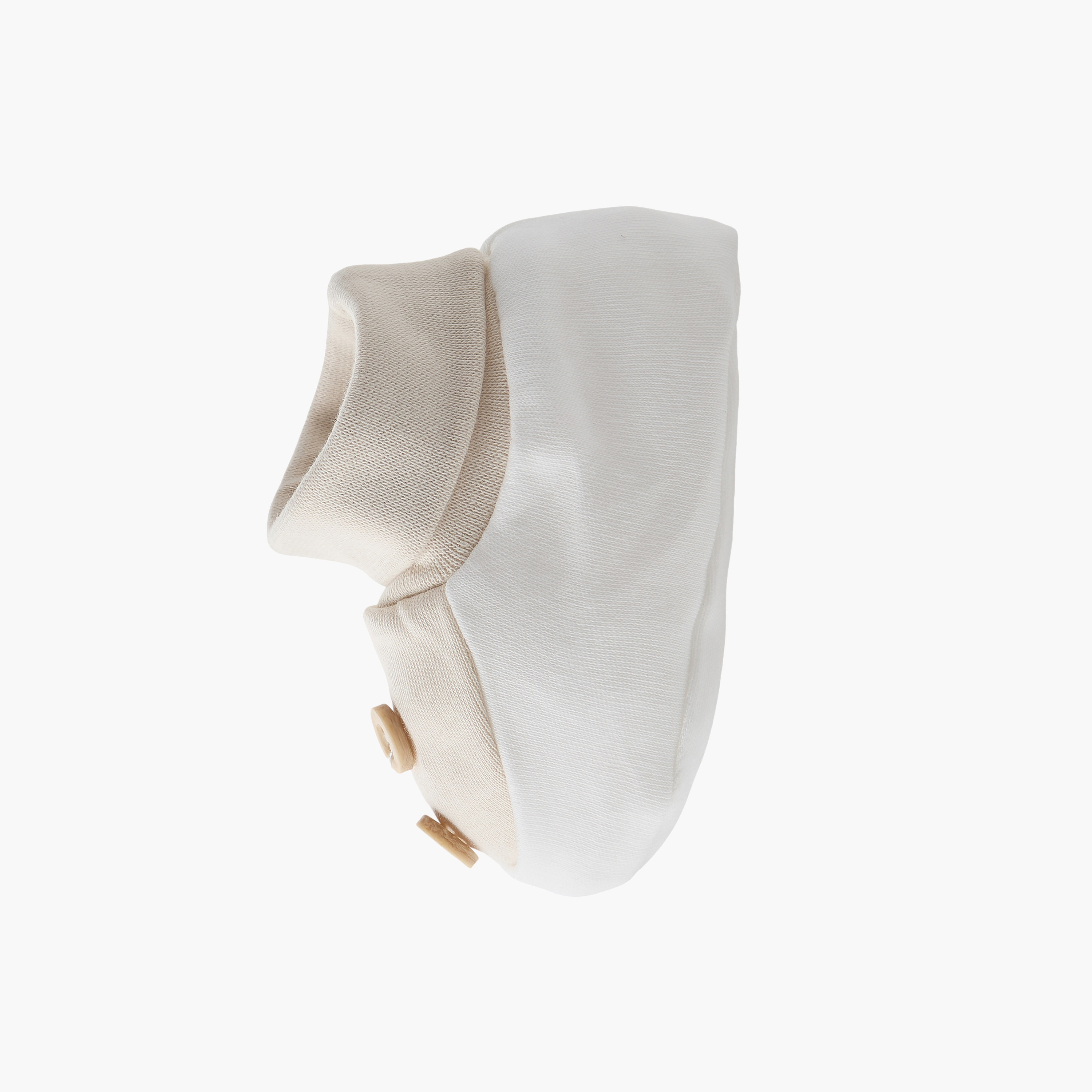Giggles Booties with Slip-On Design, Button Accent-baby-girls-shoes-booties-image-2
