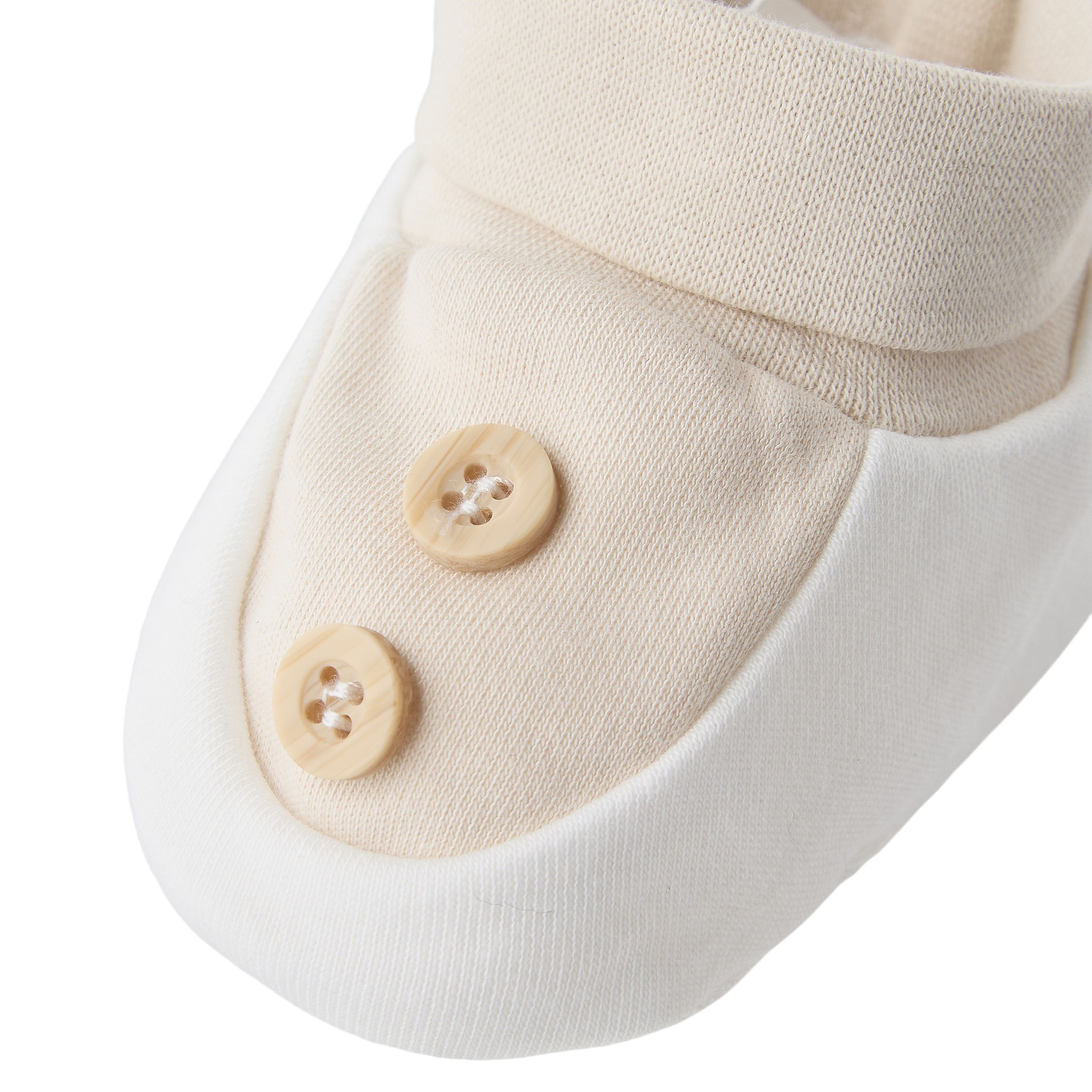Giggles Booties with Slip-On Design, Button Accent-baby-girls-shoes-booties-image-5