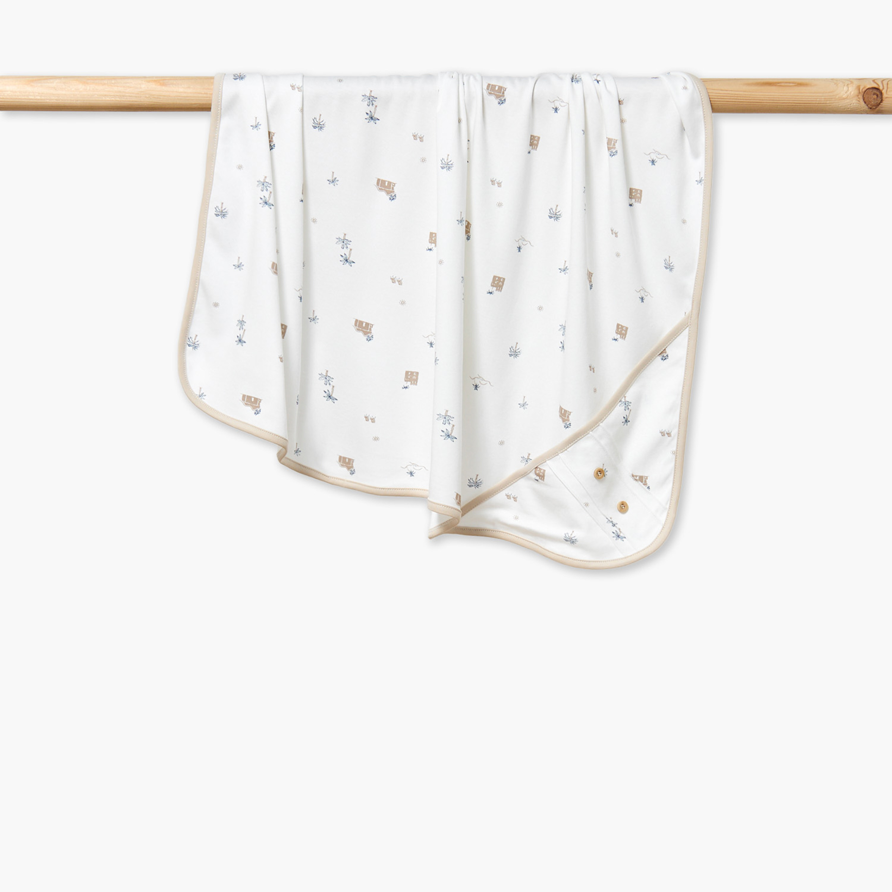 Giggles Receiving Blanket with Hood-baby-nursery-blanketsandswaddles-receivingblankets-image-1