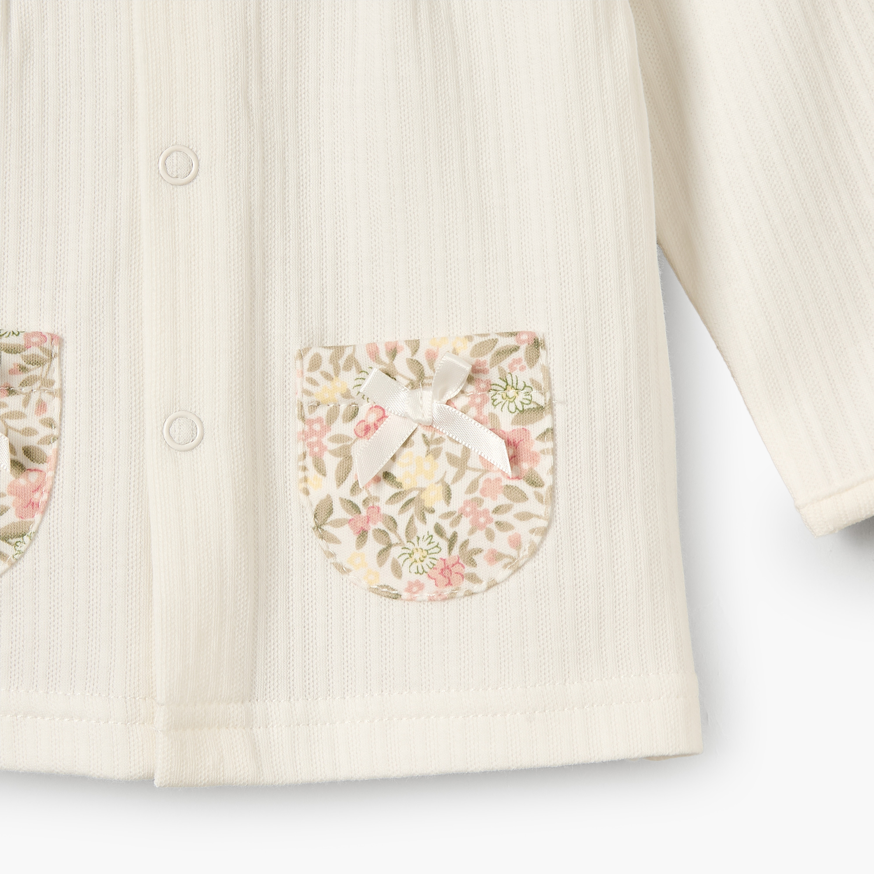 Juniors Cotton Round Neck Long Sleeves Pyjama Set with Floral Print-baby-girls-clothing-nightwear-pyjamasets-image-7
