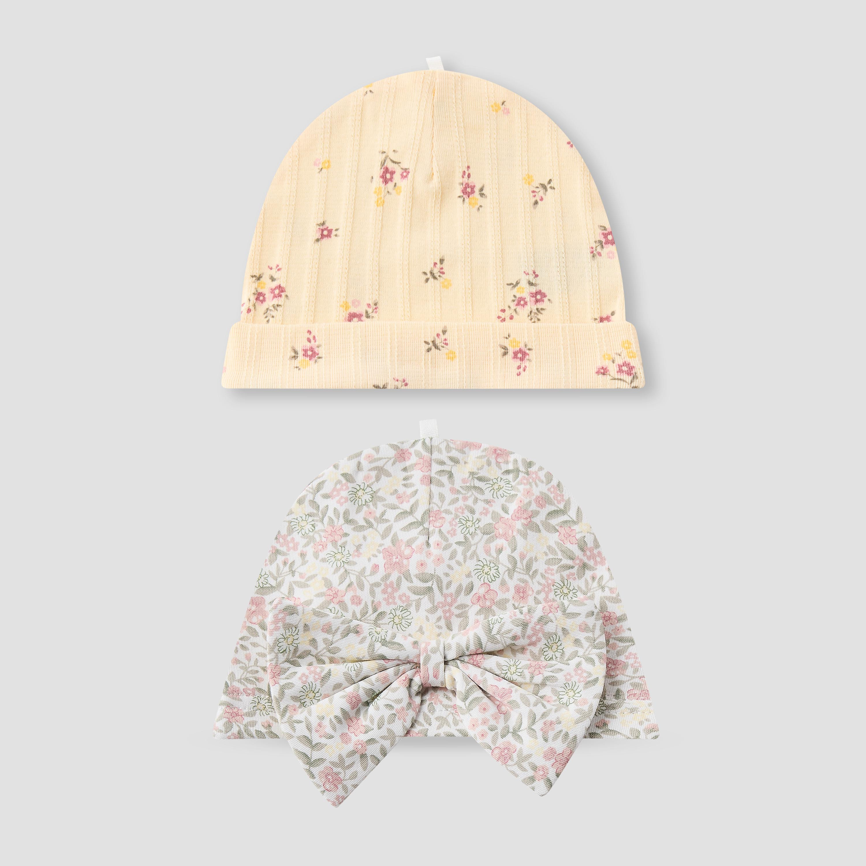 طقم قبعات بطبعات قطعتين من جونيورز-baby-girls-accessories-caps-image-1