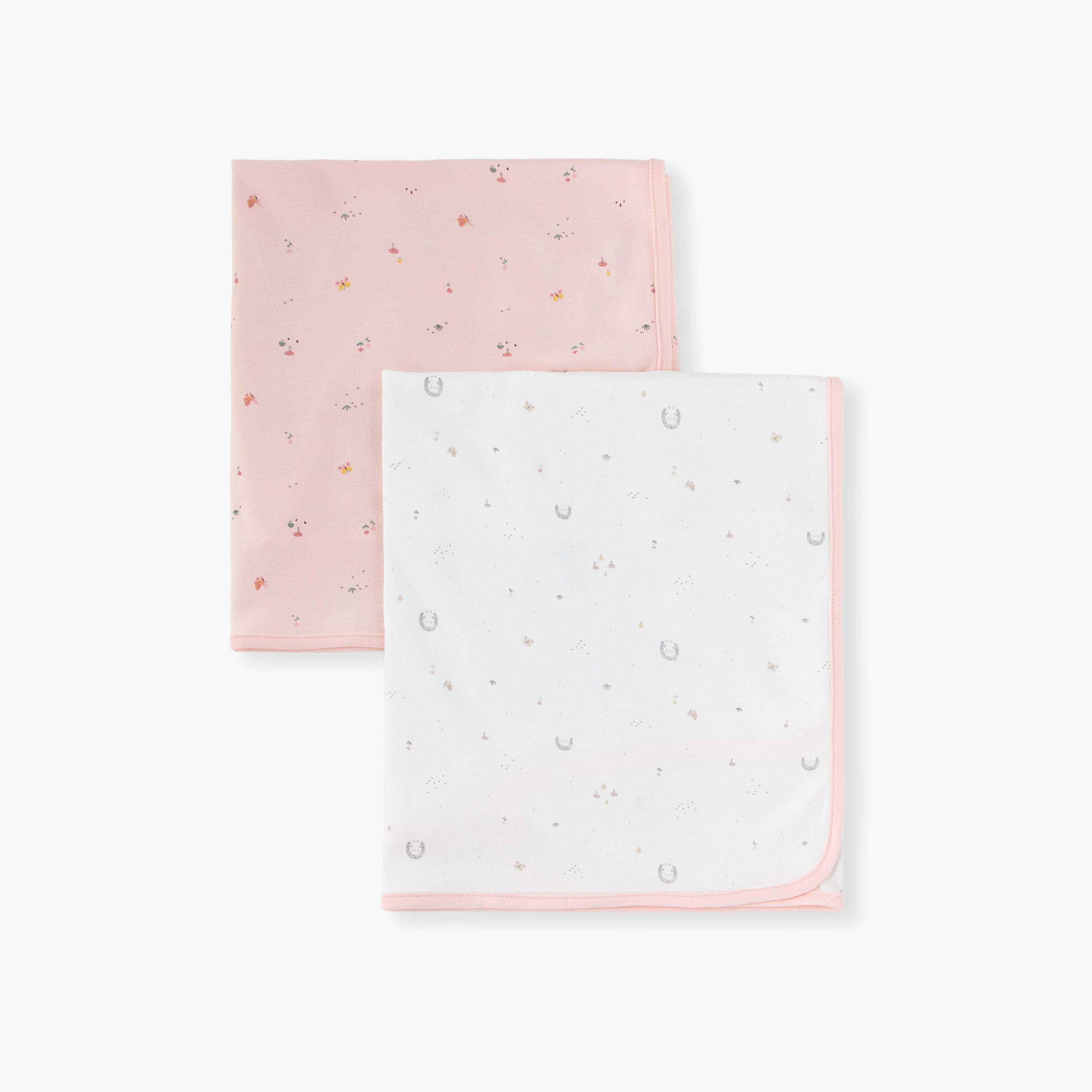 Juniors Printed Receiving Blanket - Set of 2-baby-nursery-blanketsandswaddles-receivingblankets-image-3