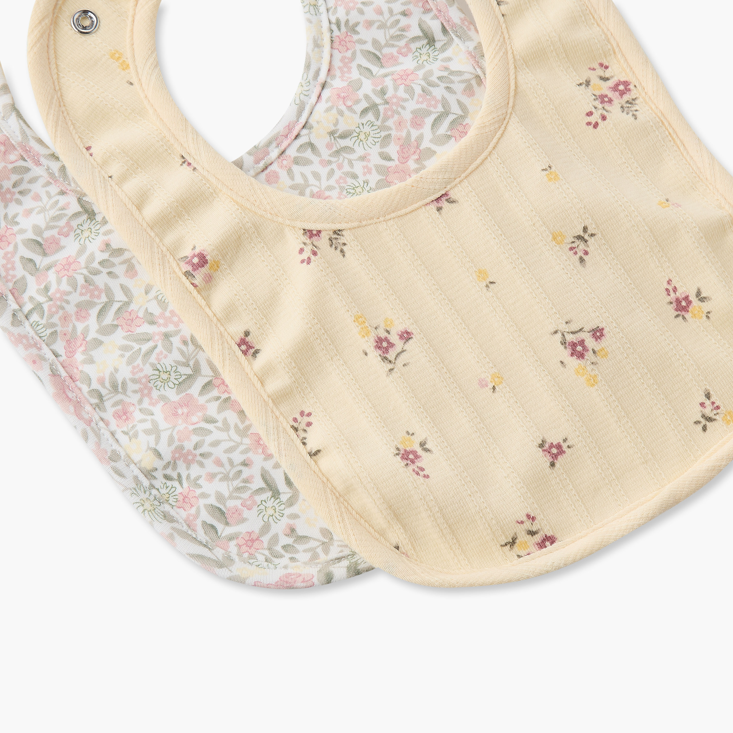Pack of 2 Juniors Baby Bib with Floral Print-baby-feeding-bibs-image-5