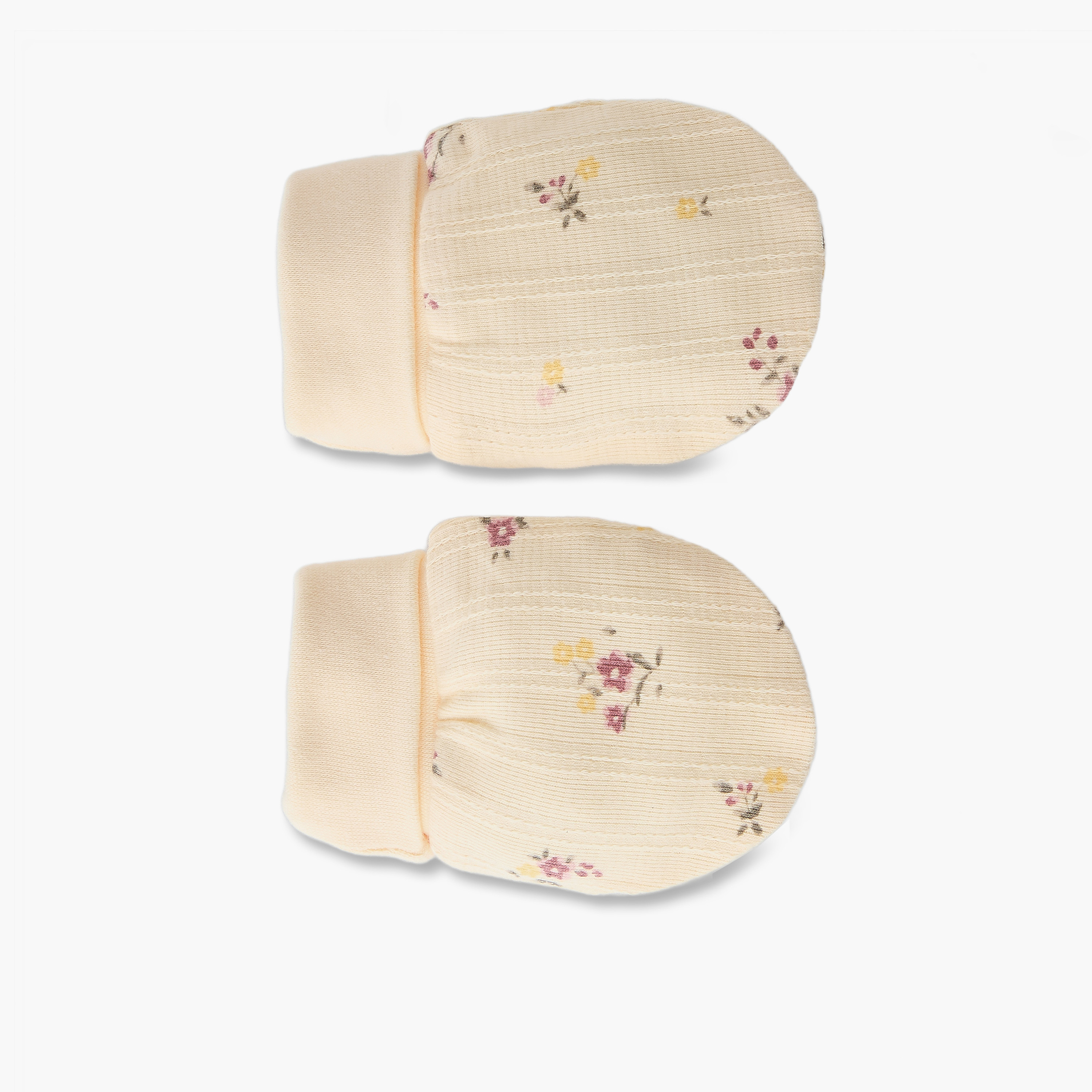 Pack of 2 Juniors Mittens with Floral Print, 0-36 months-baby-girls-accessories-mittens-image-3