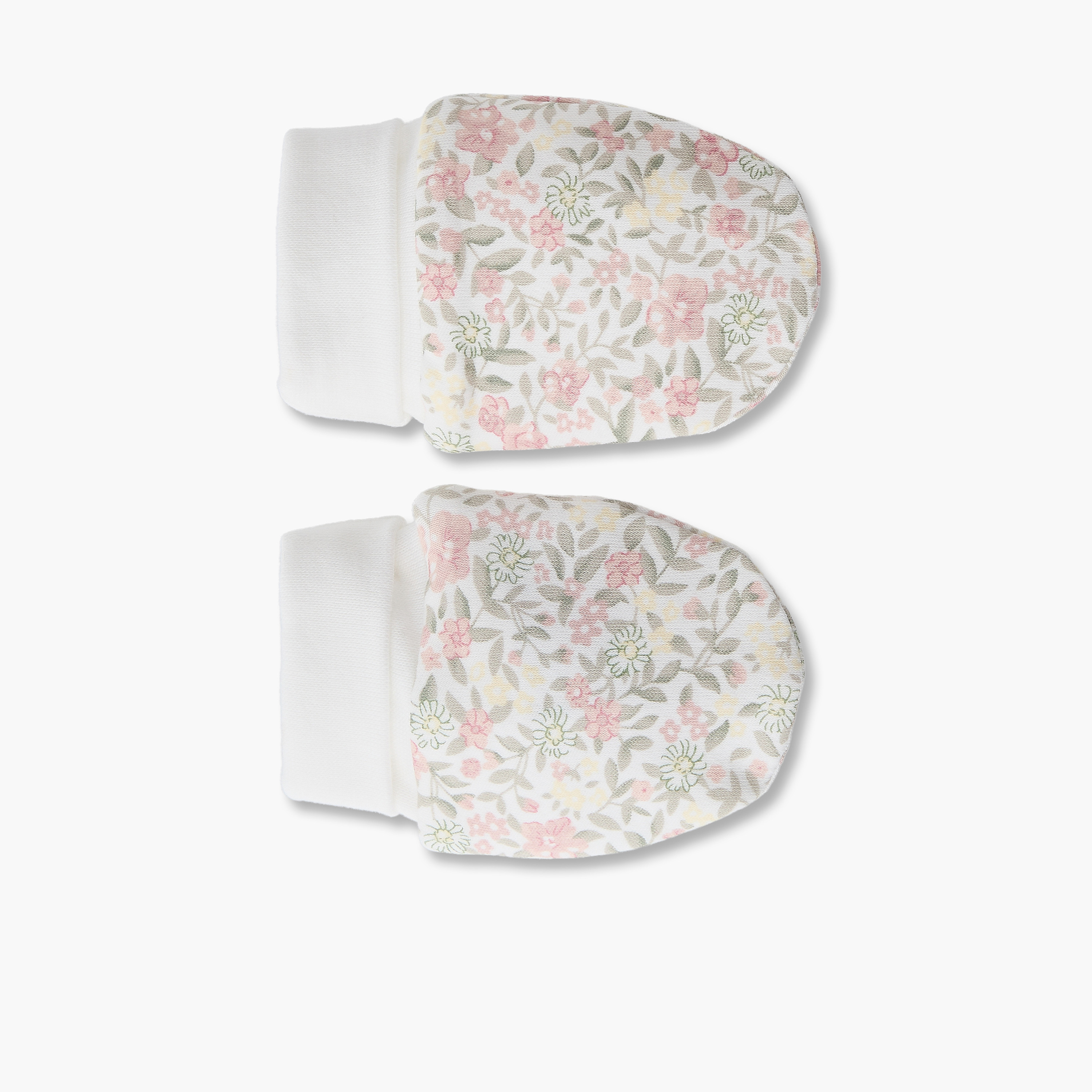 Pack of 2 Juniors Mittens with Floral Print, 0-36 months-baby-girls-accessories-mittens-image-5
