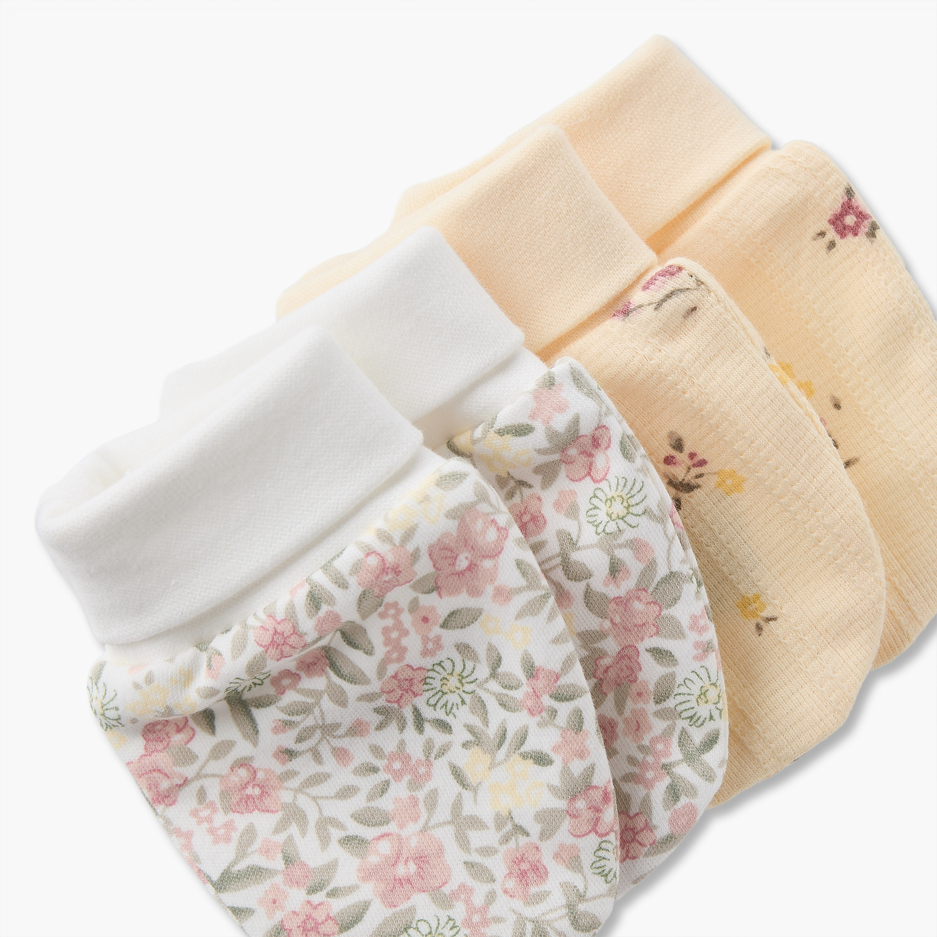 Pack of 2 Juniors Mittens with Floral Print, 0-36 months-baby-girls-accessories-mittens-image-6