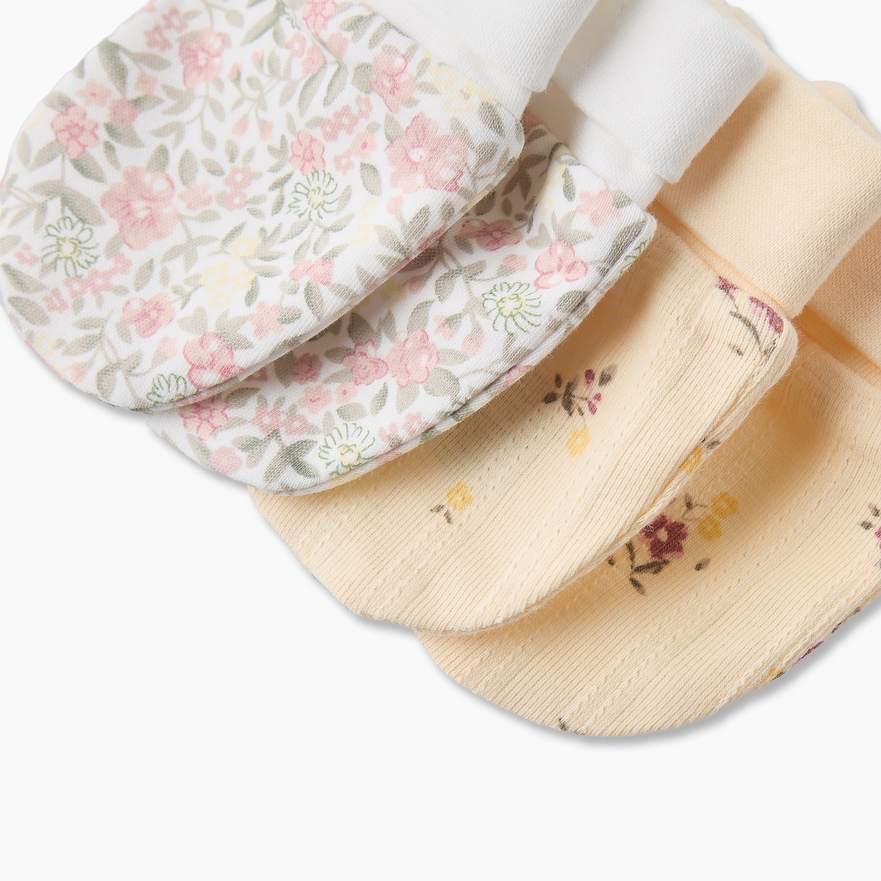 Pack of 2 Juniors Mittens with Floral Print, 0-36 months-baby-girls-accessories-mittens-image-7