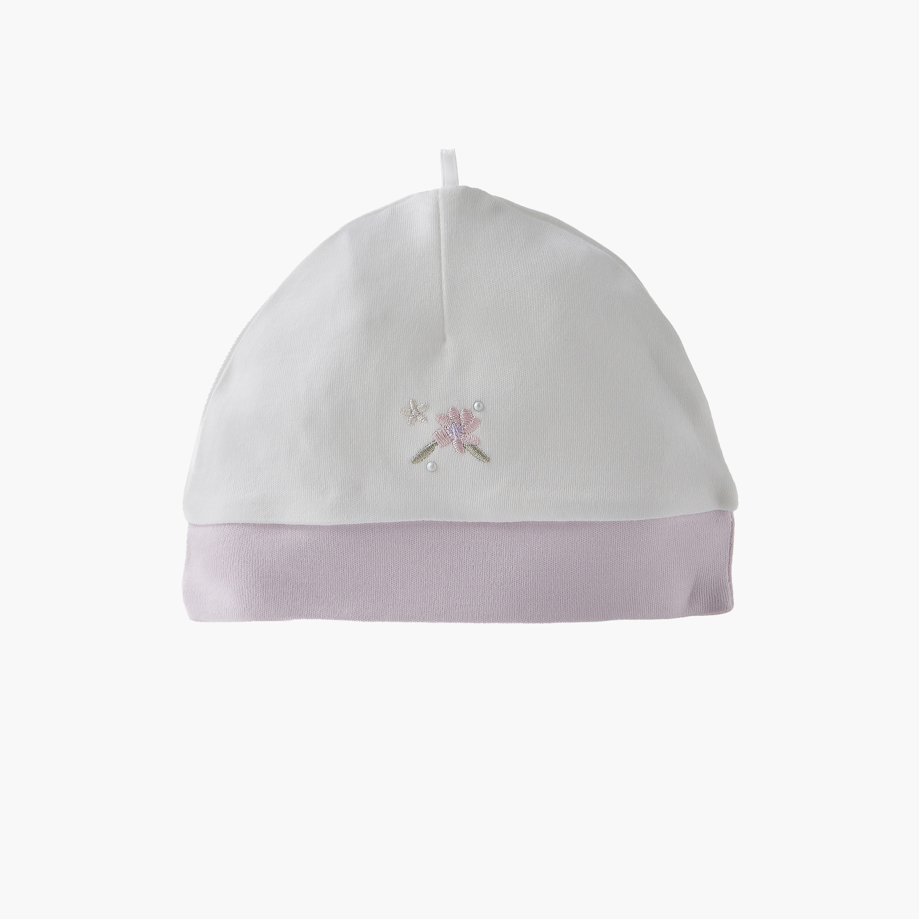 Giggles Cap with Embroidery-baby-girls-accessories-caps-image-2