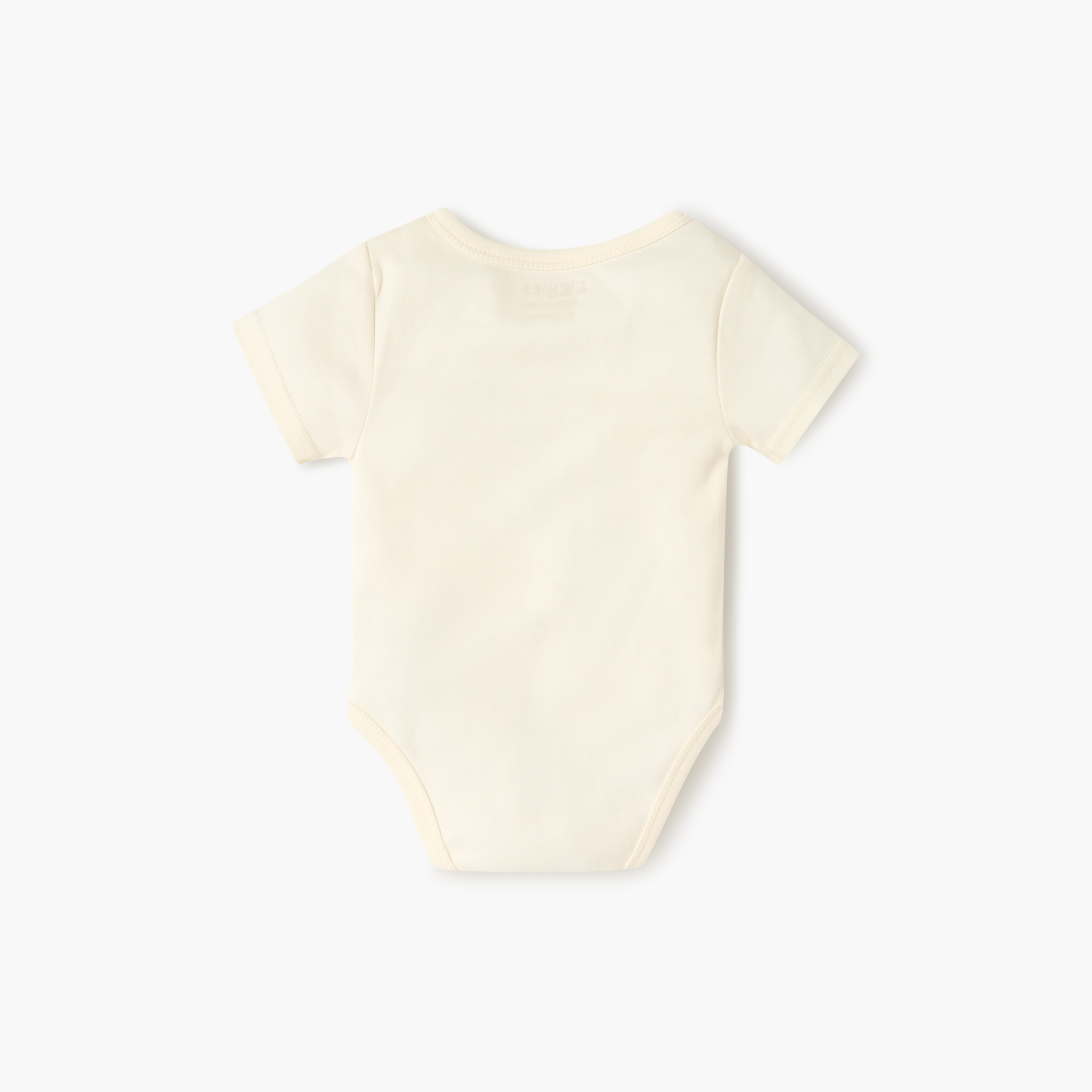 بودي سوت بتطريزات أرنب وأكمام قصيرة وأزرار إغلاق من جيجلز-baby-boys-clothing-bodysuits-image-2
