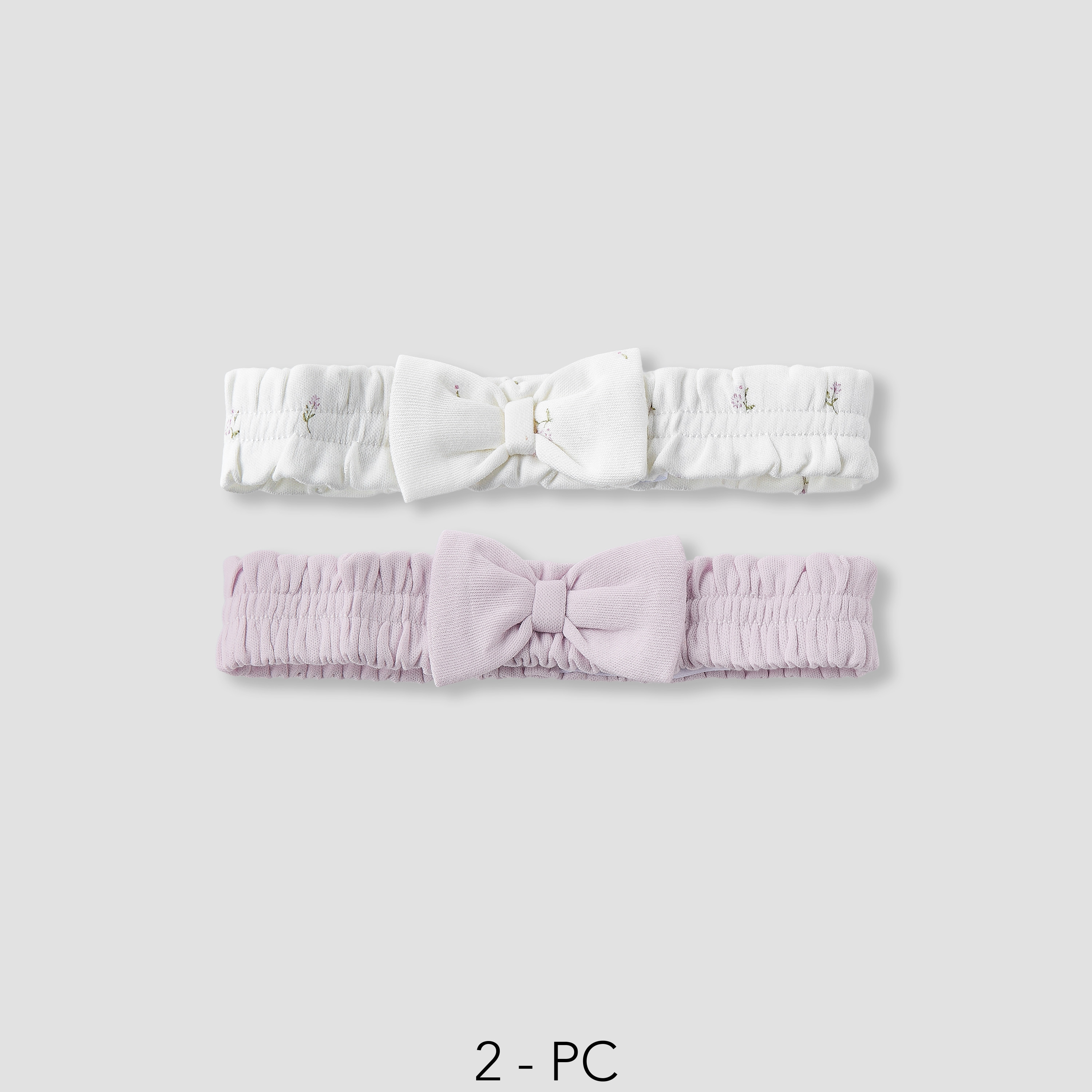 Pack of 2 Giggles Hairband with Bow Accent-baby-girls-accessories-hairaccessories-image-1
