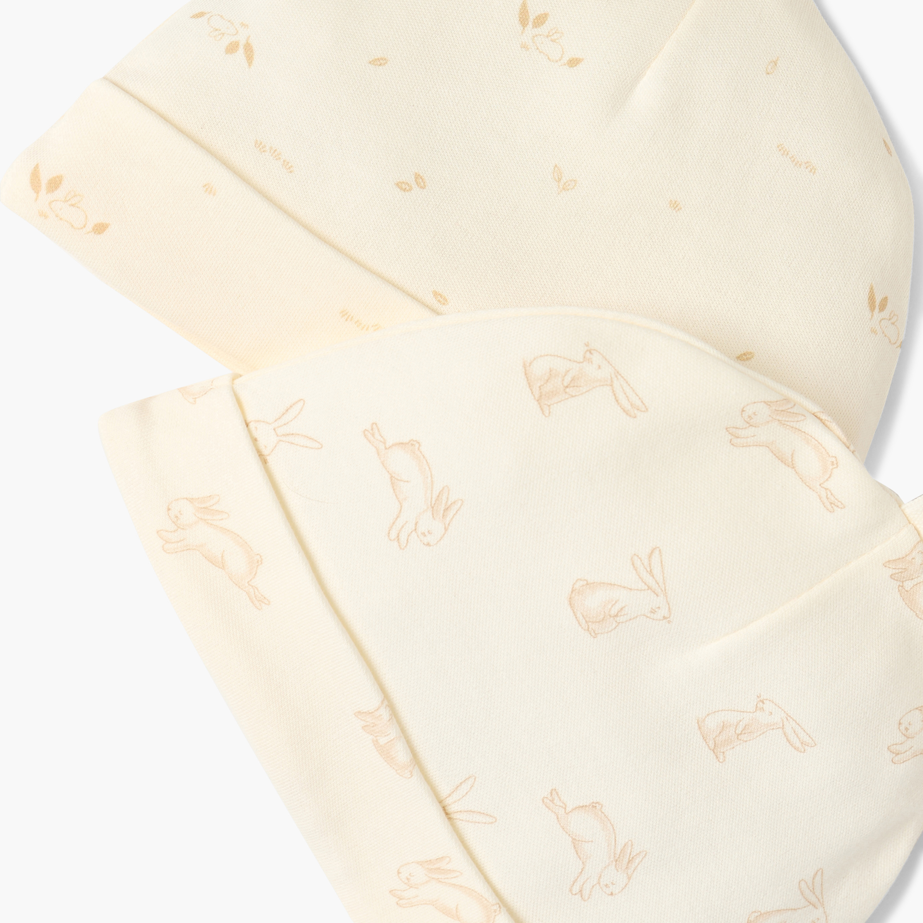 Juniors Bunny Print Cap - Set of 2-baby-boys-accessories-caps-image-4