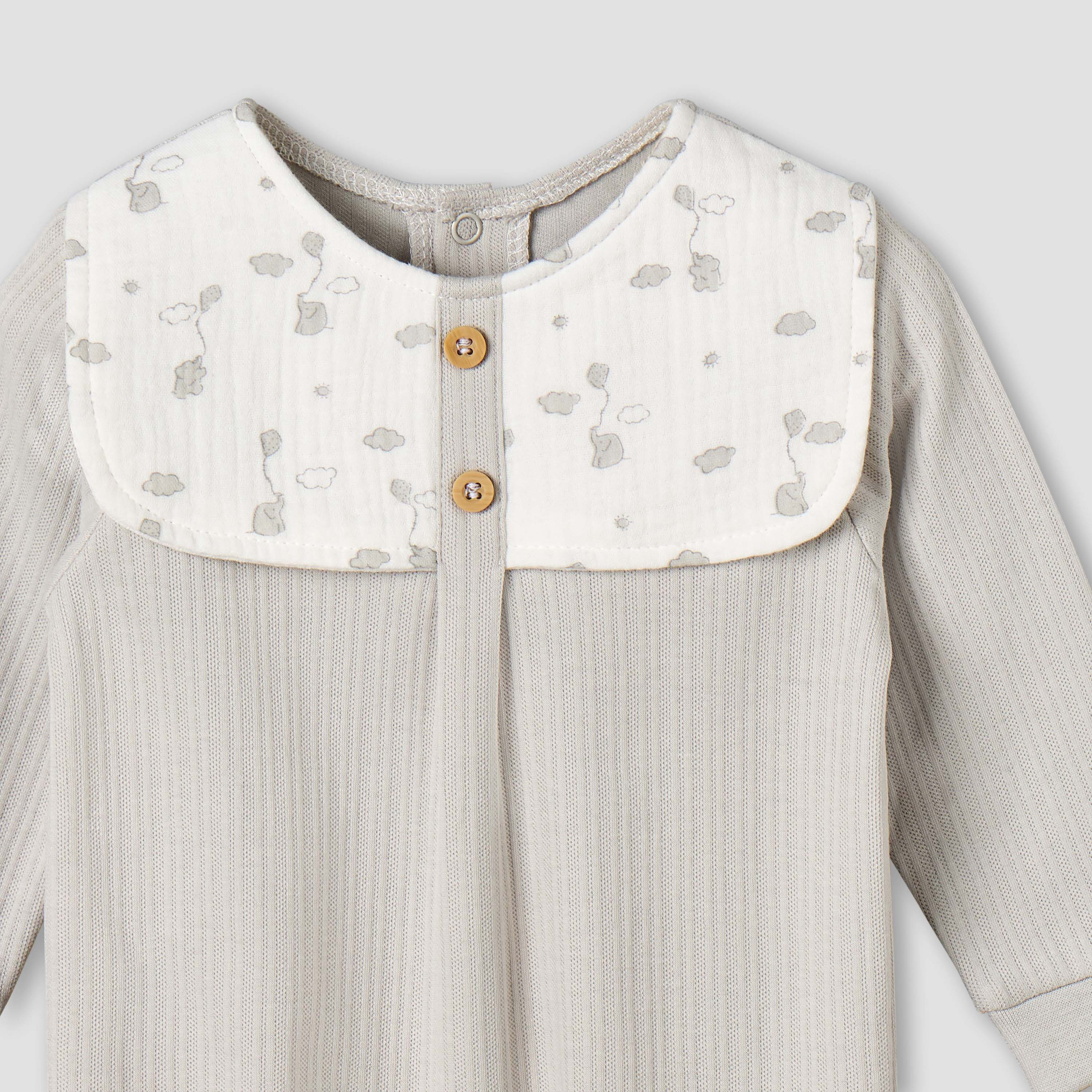 Giggles Cotton Crew Neck Long Sleeves Sleepsuit with Print-baby-boys-clothing-nightwear-sleepsuits-image-3
