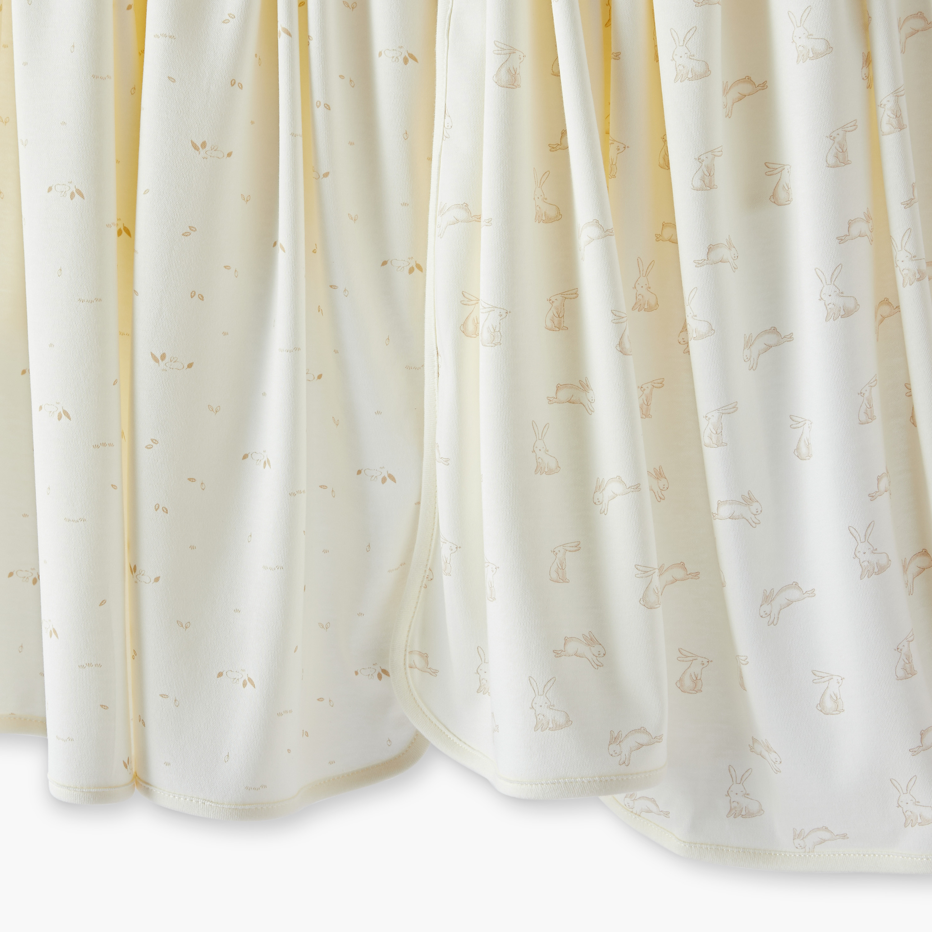 Giggles 2-Piece Bunny Print Receiving Blanket Set - 70x70 cm-baby-nursery-blanketsandswaddles-receivingblankets-image-4