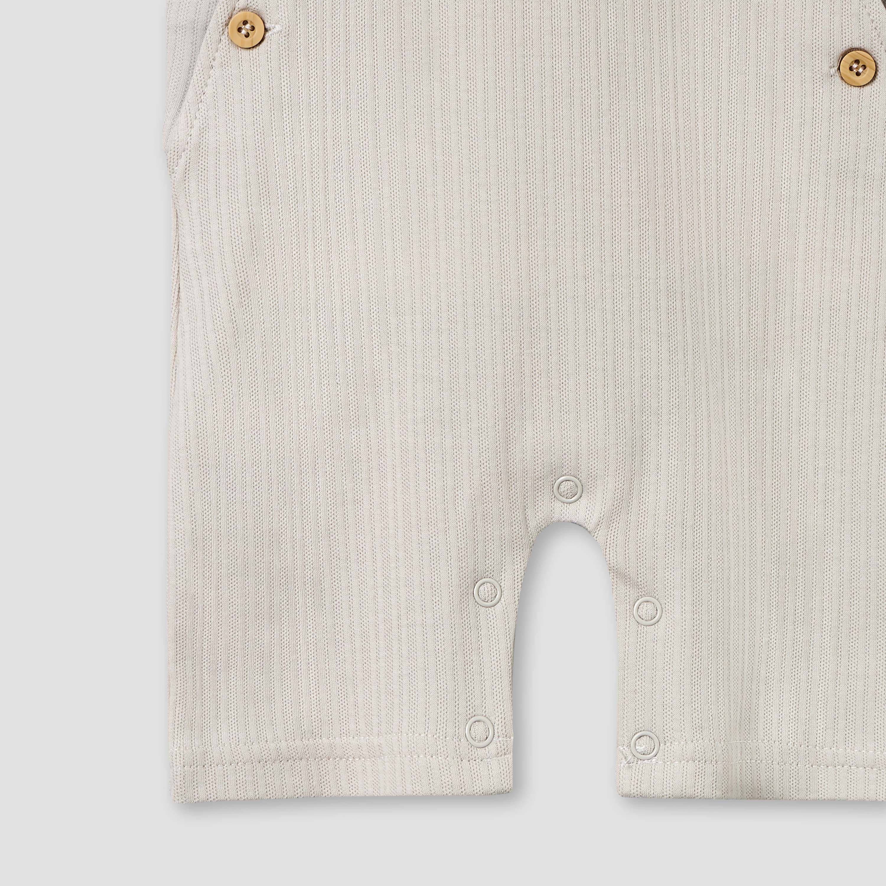 Giggles Collared Short Sleeves Top and Dungaree Set with Print-baby-boys-clothing-setsandcoords-image-5