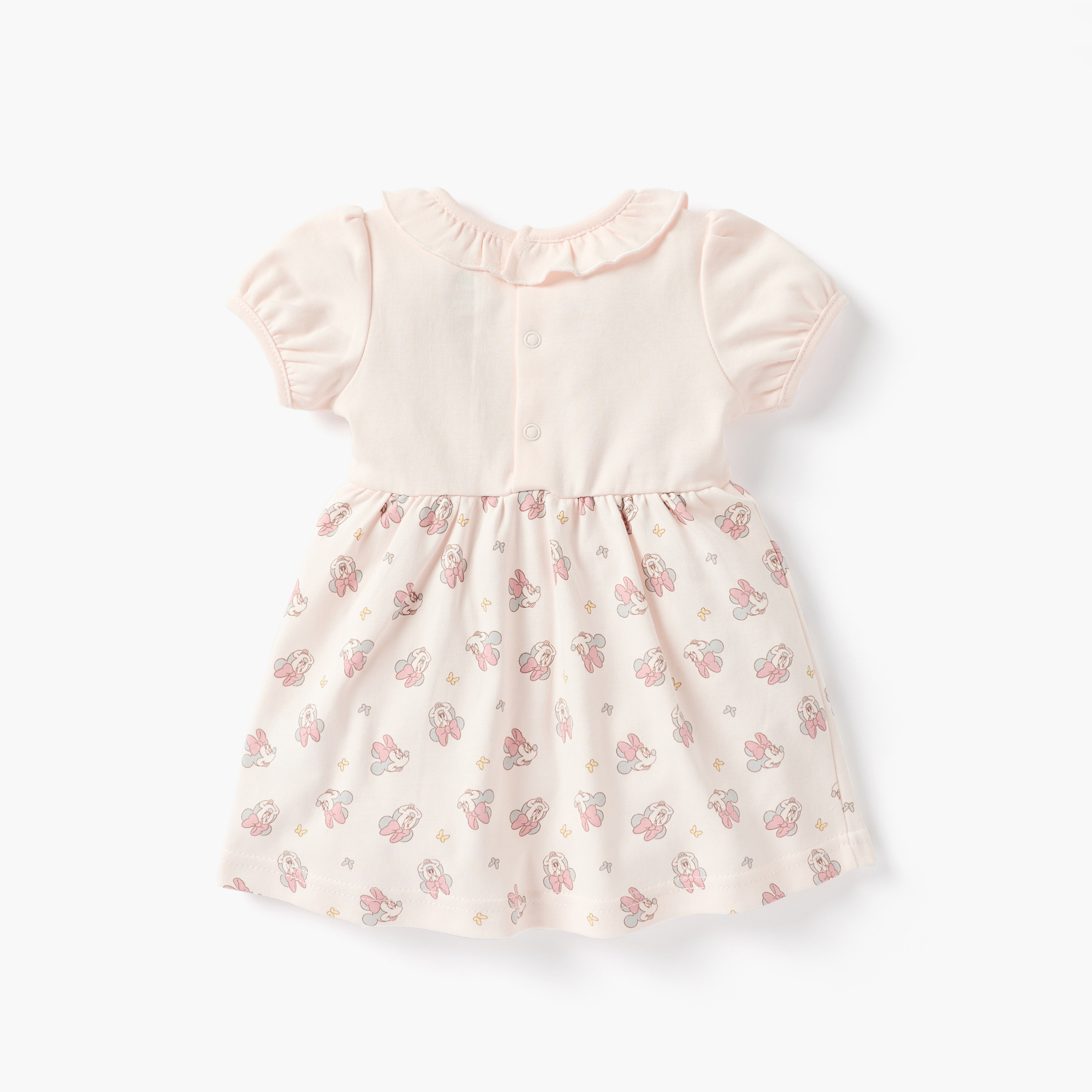 فستان بأكمام منفوخة وطبعات ميني ماوس من ديزني-baby-girls-clothing-dressesandjumpsuits-image-2