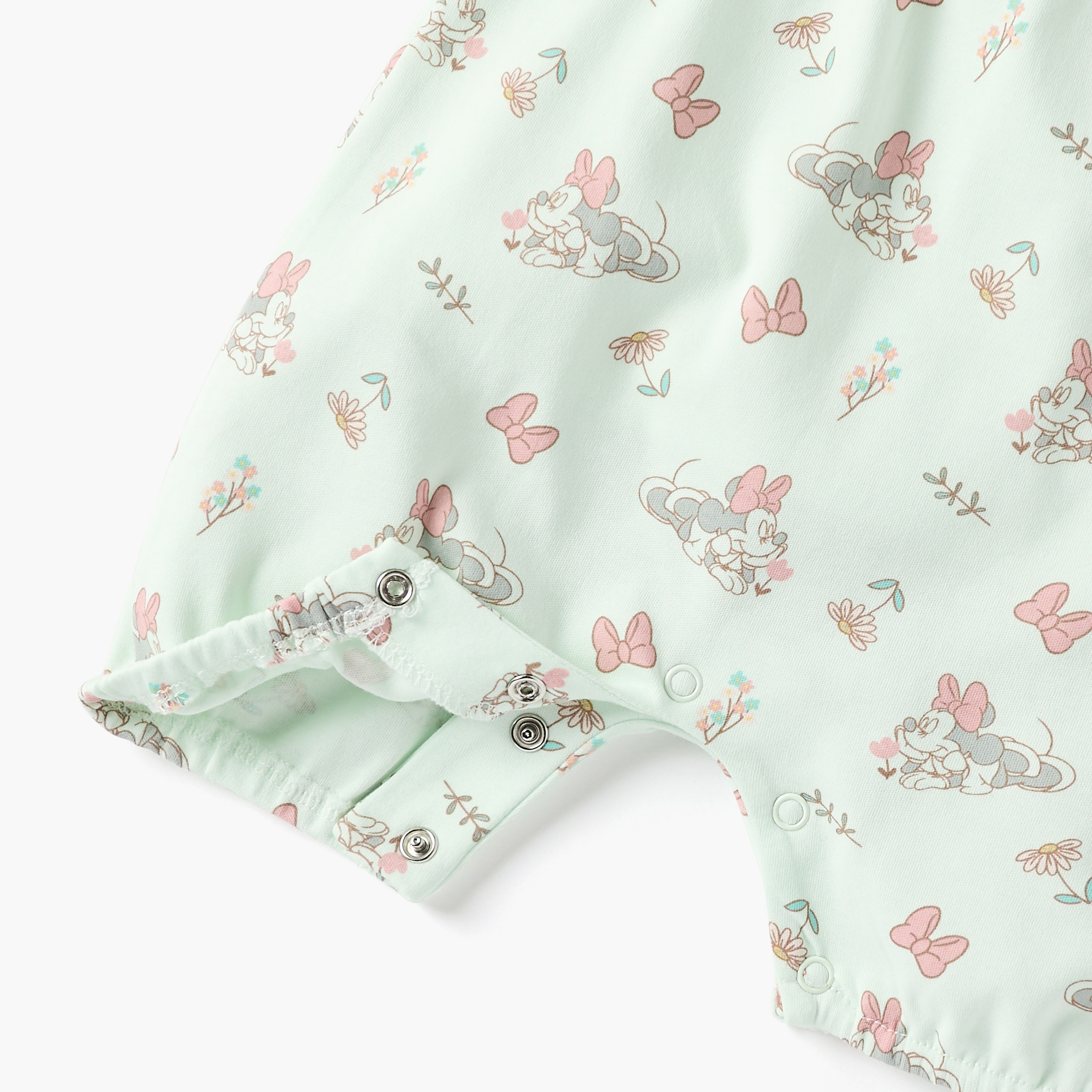 طقم تيشيرت سادة ودنغري بطبعات ميني ماوس من ديزني-baby-girls-clothing-rompers-image-5