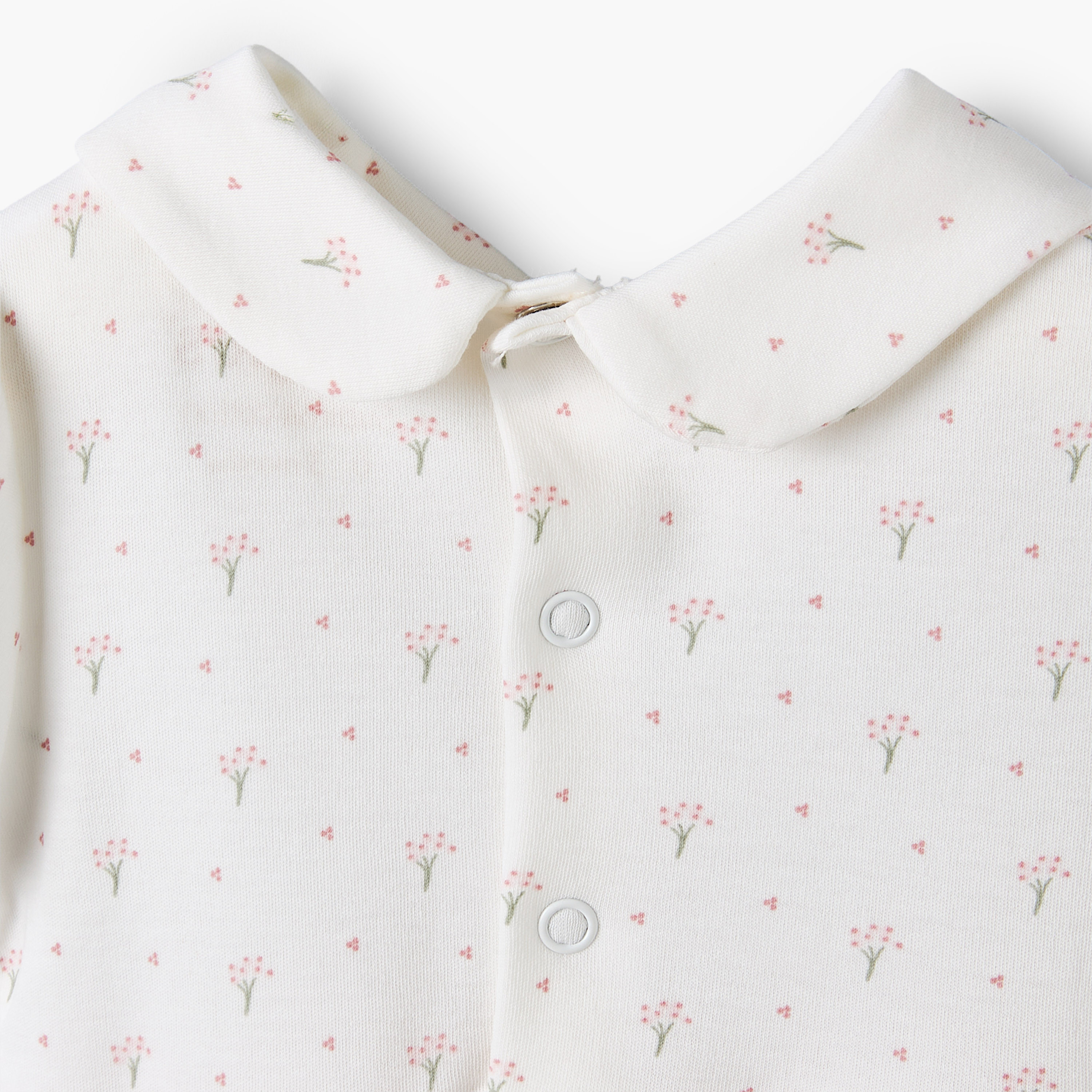 فستان إيه لاين طول الركبة بياقة مستديرة وأكمام قصيرة وطبعات من جيجلز-baby-girls-clothing-dressesandjumpsuits-image-5