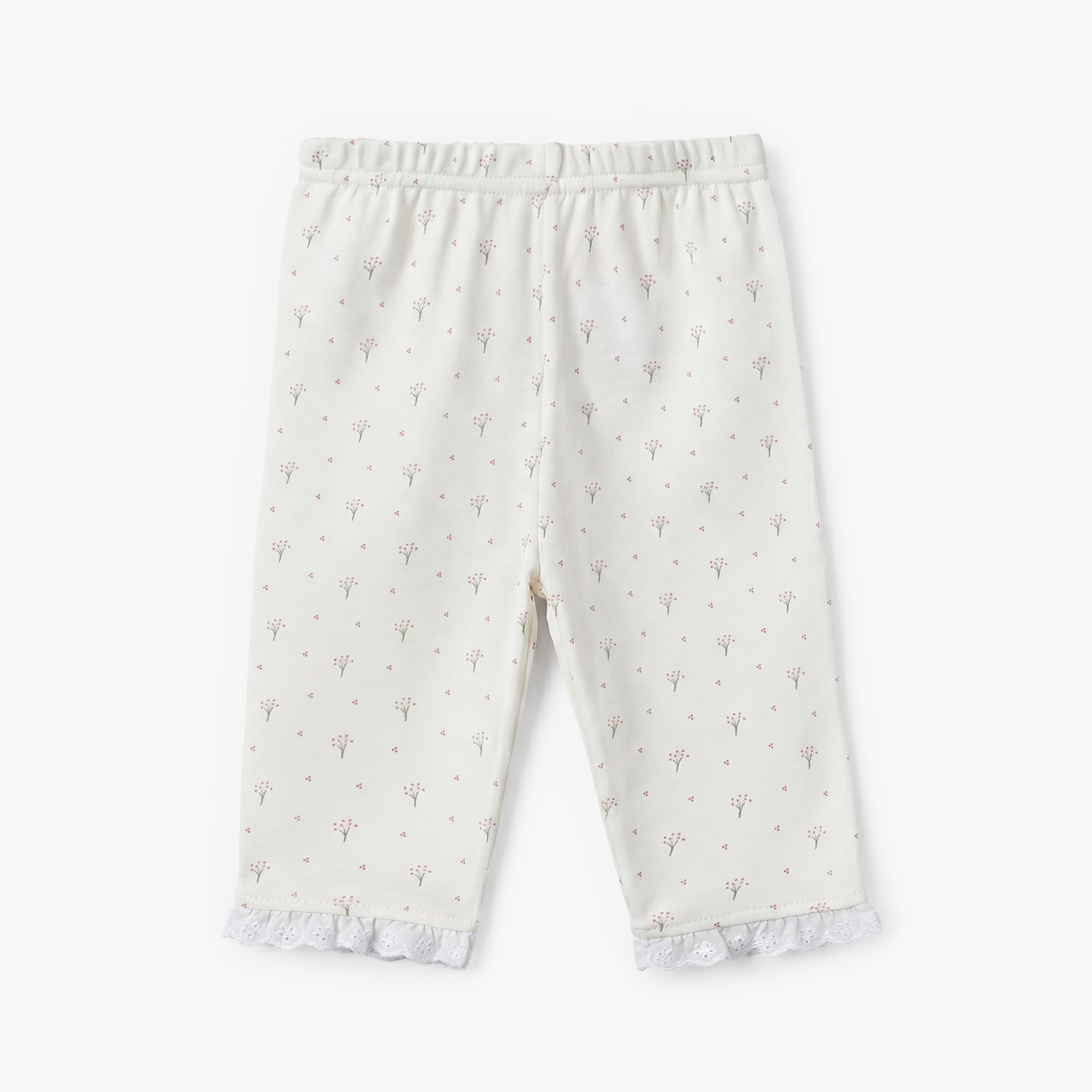 Giggles Supima Cotton Collared Long Sleeves Pyjama Set with Floral Print-baby-girls-clothing-nightwear-pyjamasets-image-6