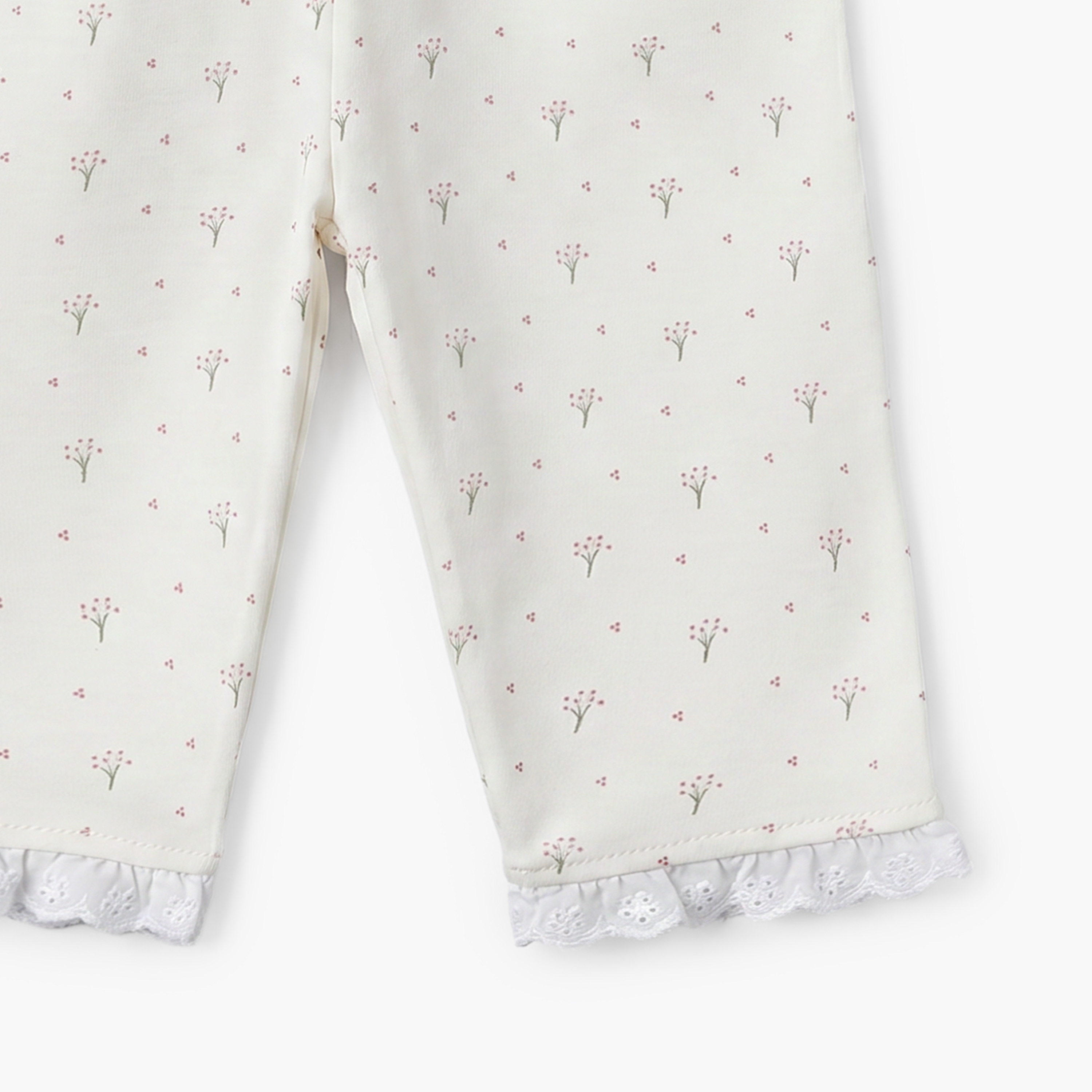Giggles Supima Cotton Collared Long Sleeves Pyjama Set with Floral Print-baby-girls-clothing-nightwear-pyjamasets-image-9