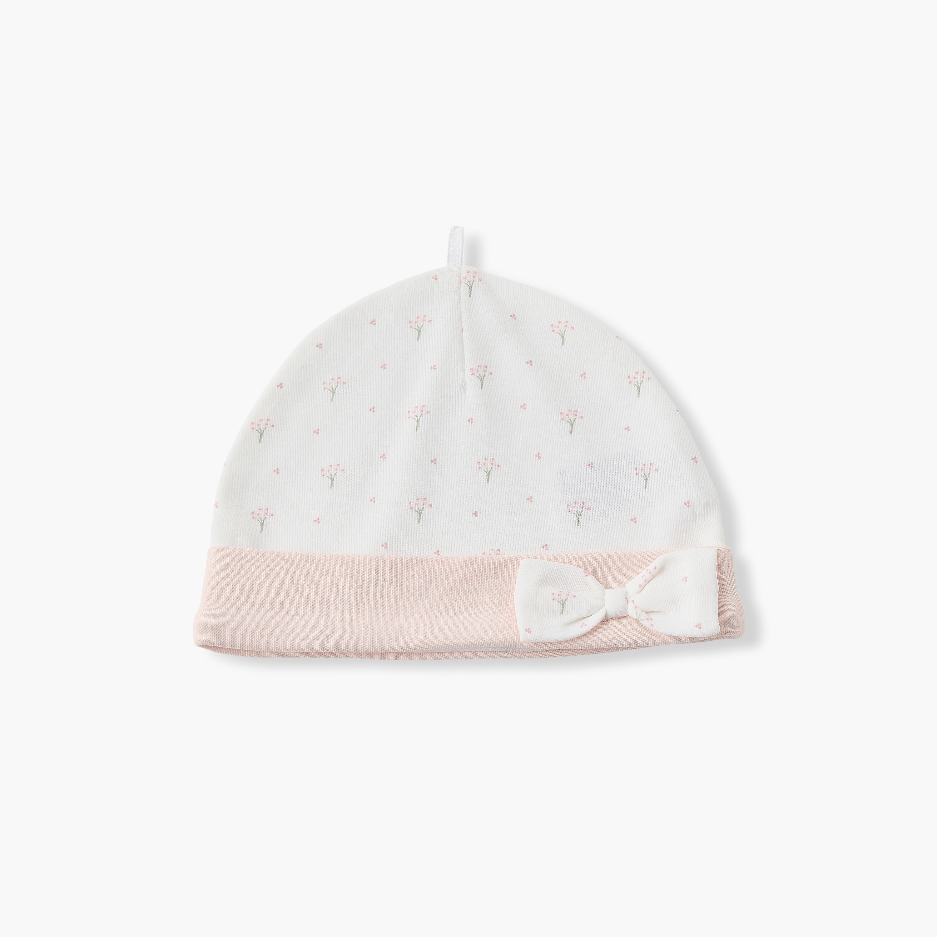 Giggles Cap with Floral Print-baby-girls-accessories-caps-image-1