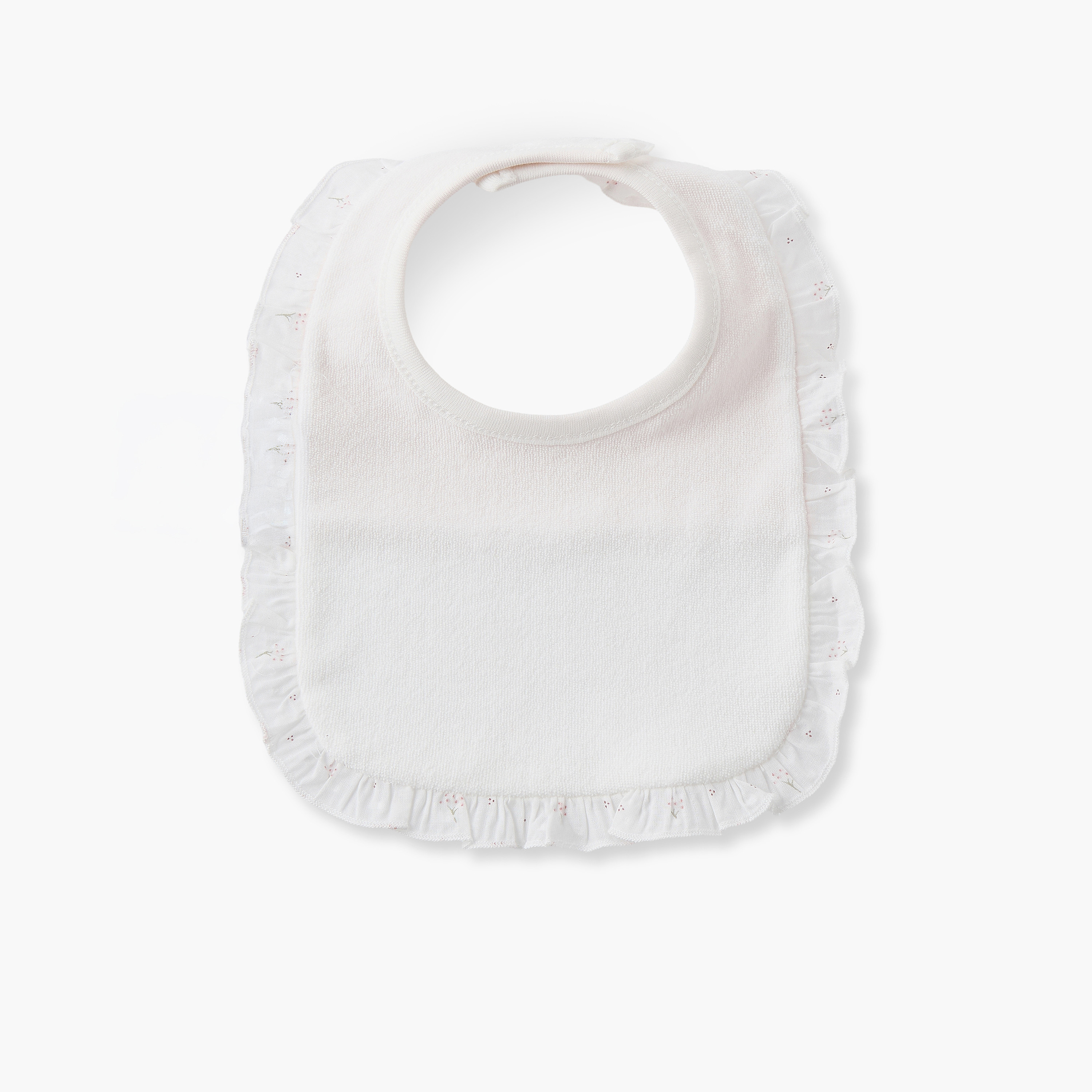 Giggles Baby Bib with Floral Print-baby-feeding-bibs-image-2