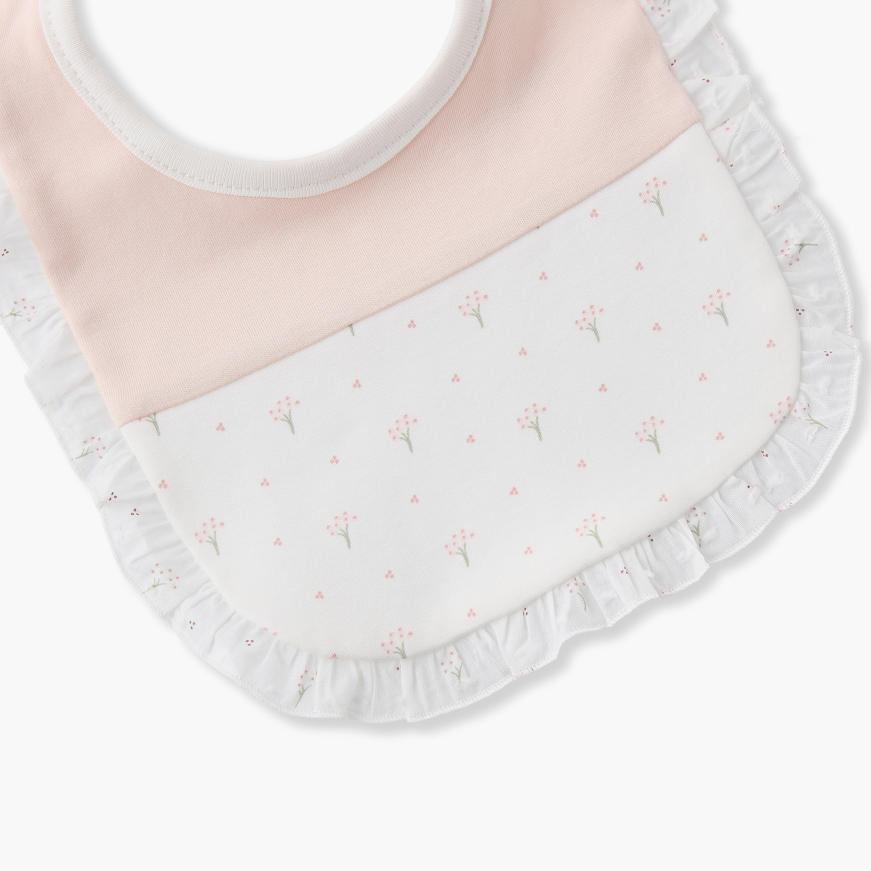 Giggles Baby Bib with Floral Print-baby-feeding-bibs-image-3