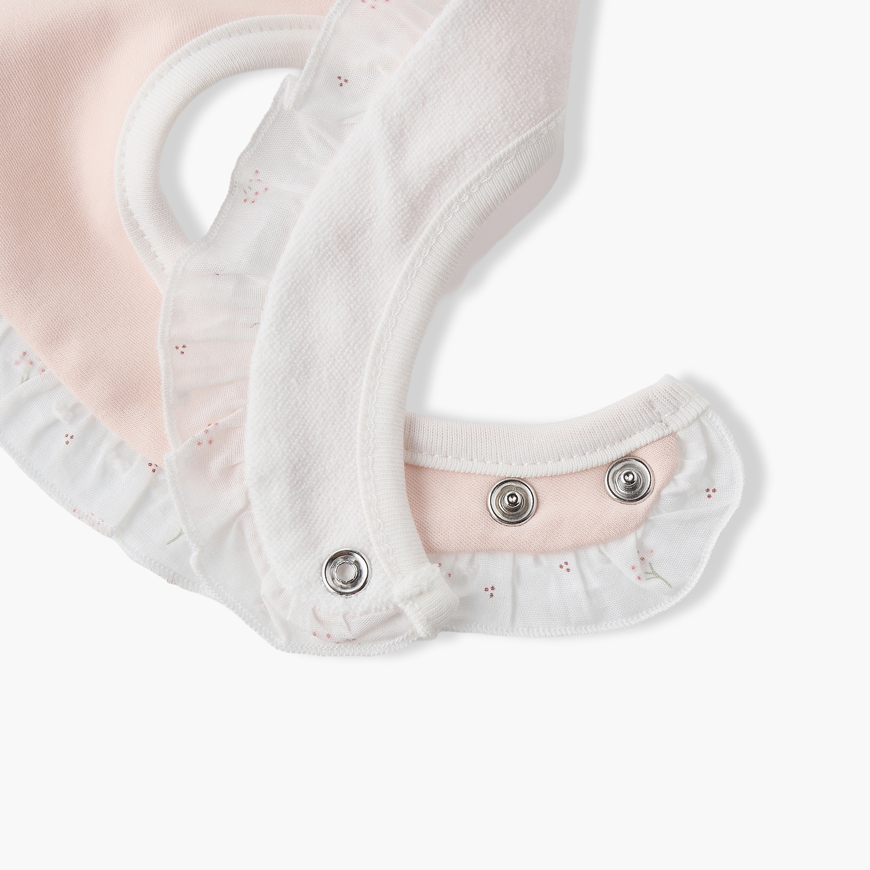 Giggles Baby Bib with Floral Print-baby-feeding-bibs-image-4