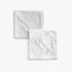 طقم بطانيات حديثي الولادة قطعتين بطبعات القمر والنجوم من جونيورز- 70×70 سم-baby-nursery-blanketsandswaddles-receivingblankets-image-3