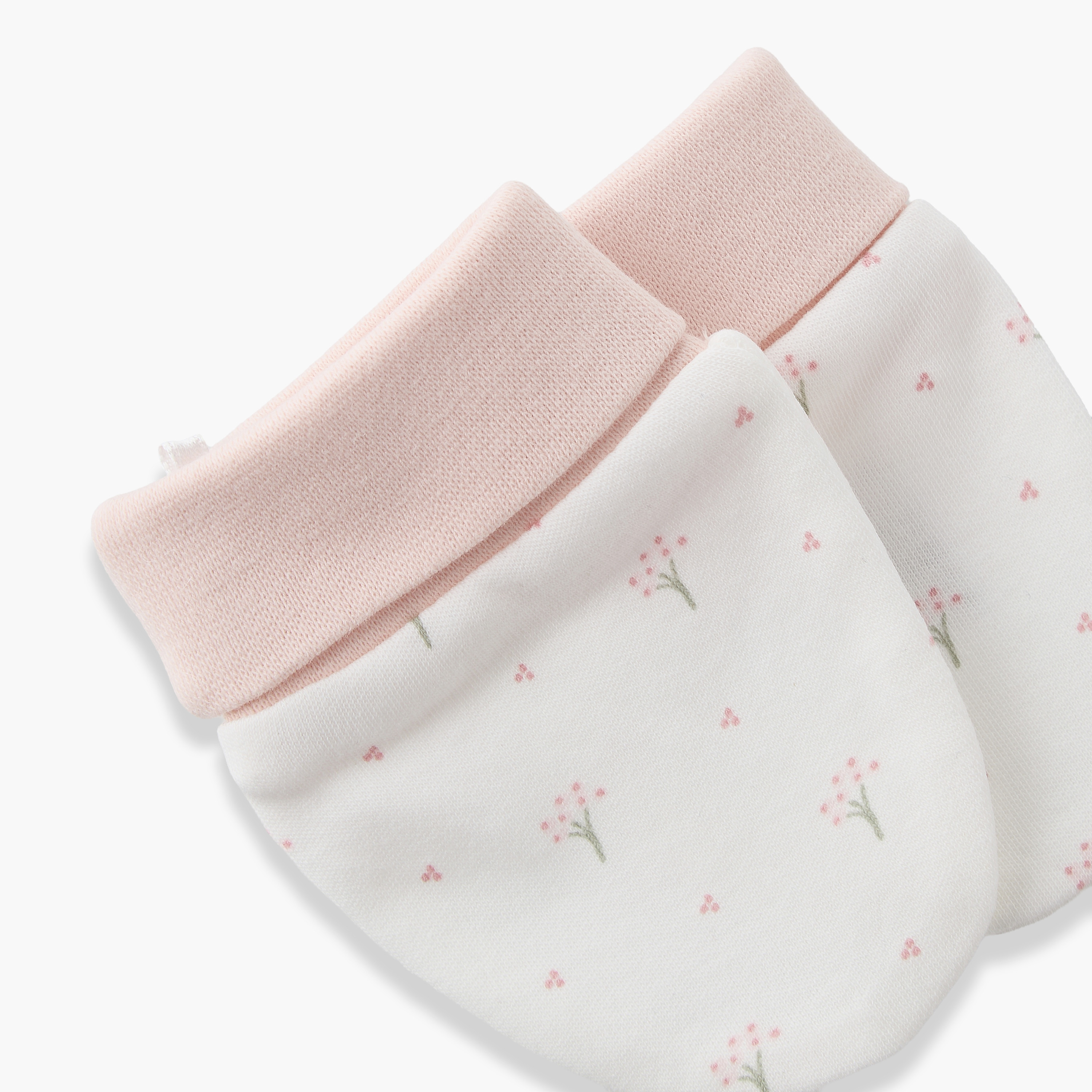 Giggles Mittens with Floral Print, 0-36 months-baby-girls-accessories-mittens-image-3