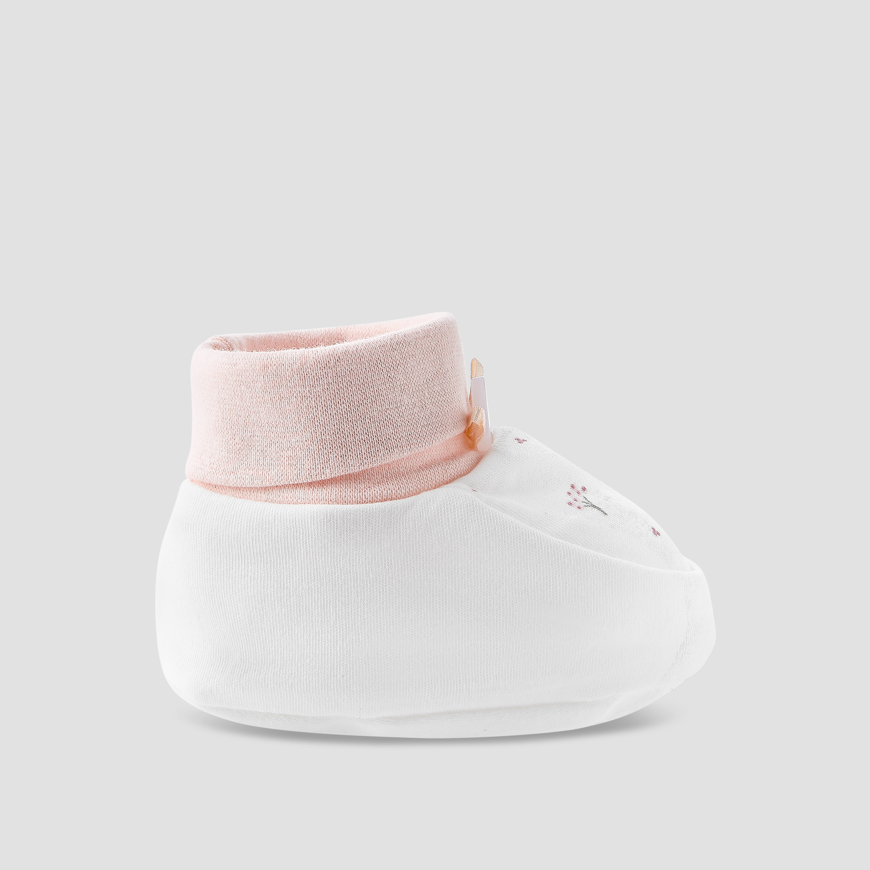 Giggles Booties with Botanical Print-baby-girls-shoes-booties-image-3