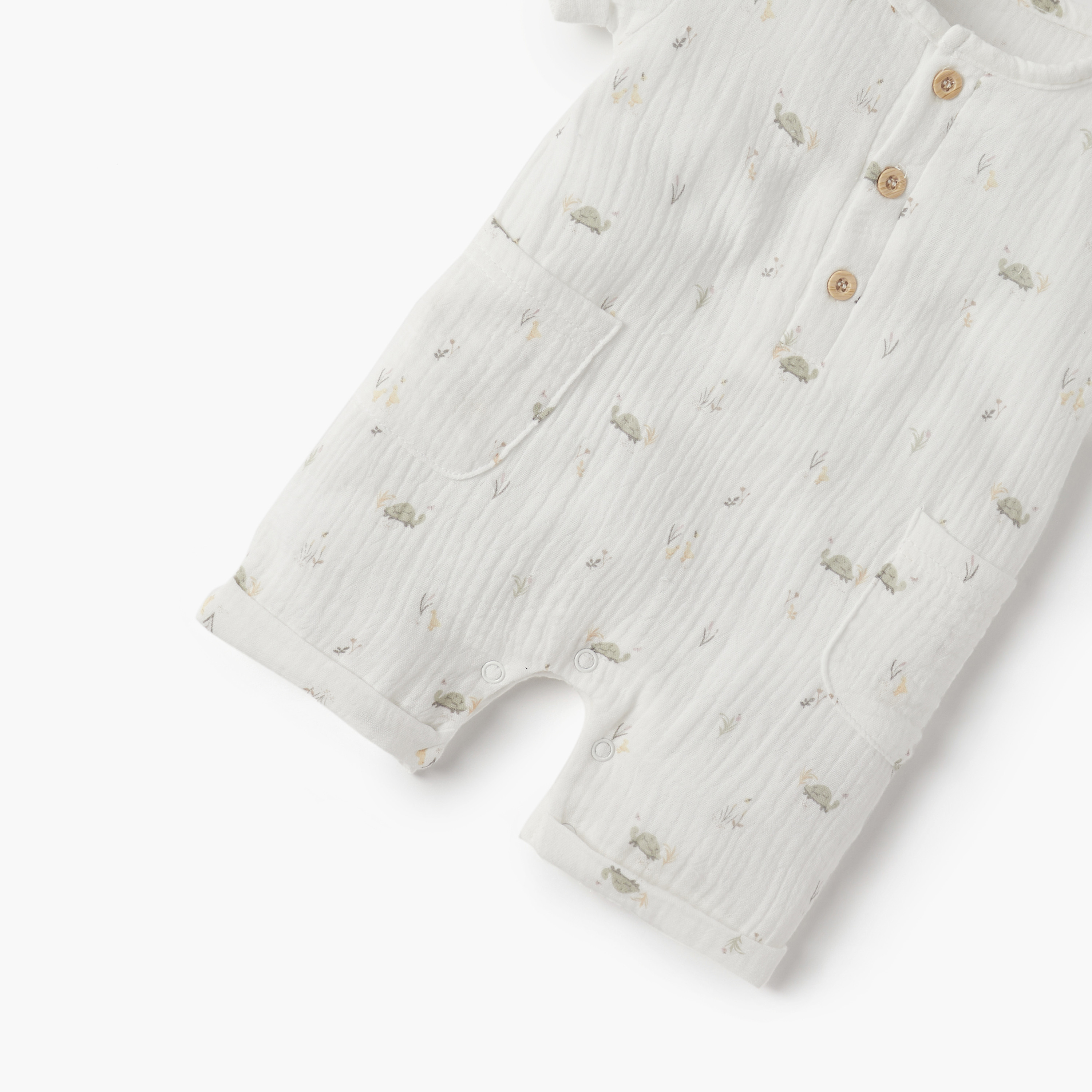 أفرول بياقة مستديرة وأكمام قصيرة وطبعات من جيجلز-baby-boys-clothing-rompers-image-4