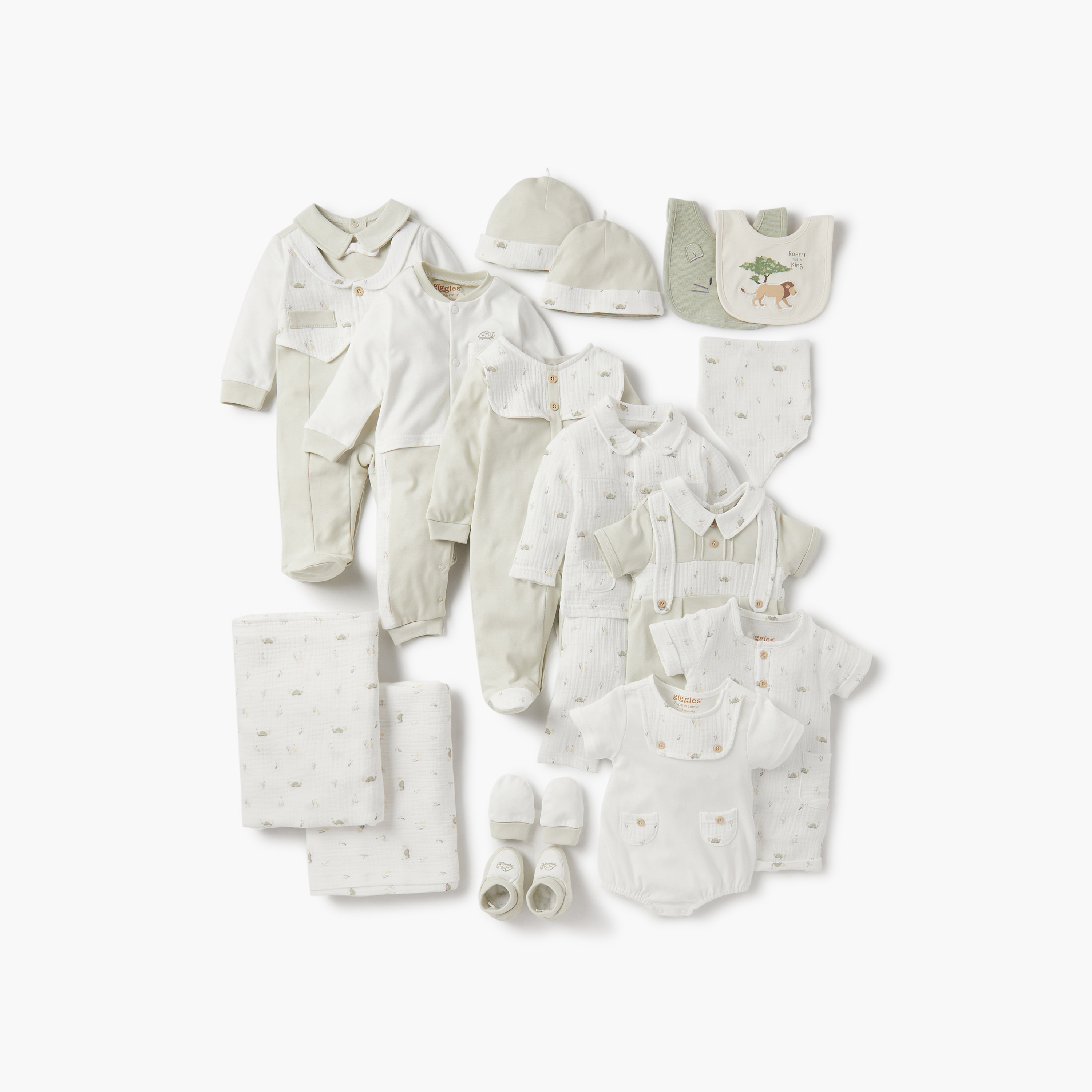 Giggles Printed Closed Feet Sleepsuit with Round Neck and Long Sleeves-baby-boys-clothing-nightwear-sleepsuits-image-5