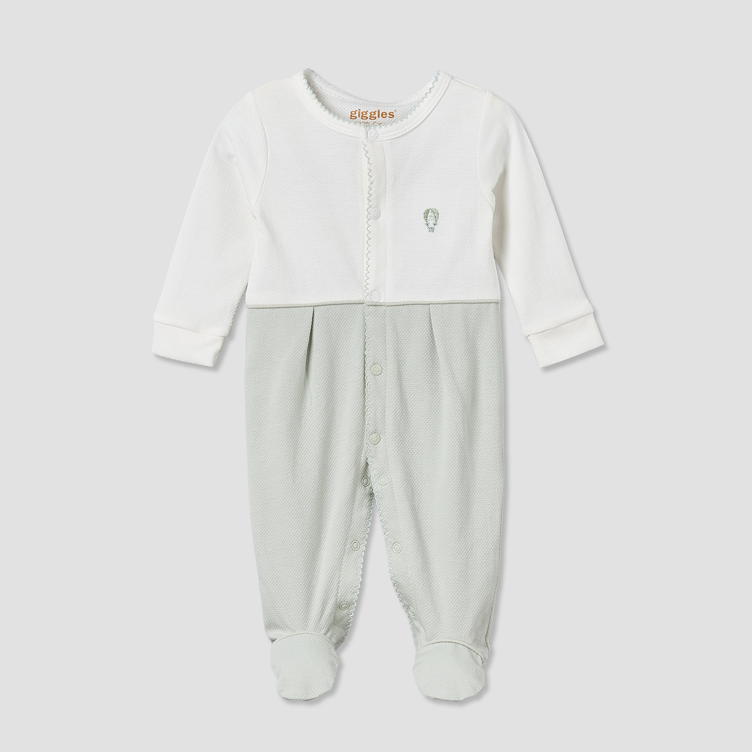 Giggles Cotton Round Neck Long Sleeve Sleepsuit with Snap Button Closure-baby-boys-clothing-nightwear-sleepsuits-image-2