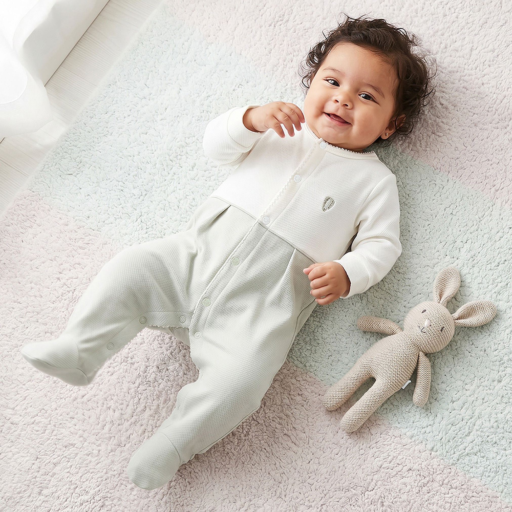 Giggles Cotton Round Neck Long Sleeve Sleepsuit with Snap Button Closure-baby-boys-clothing-nightwear-sleepsuits-image-1