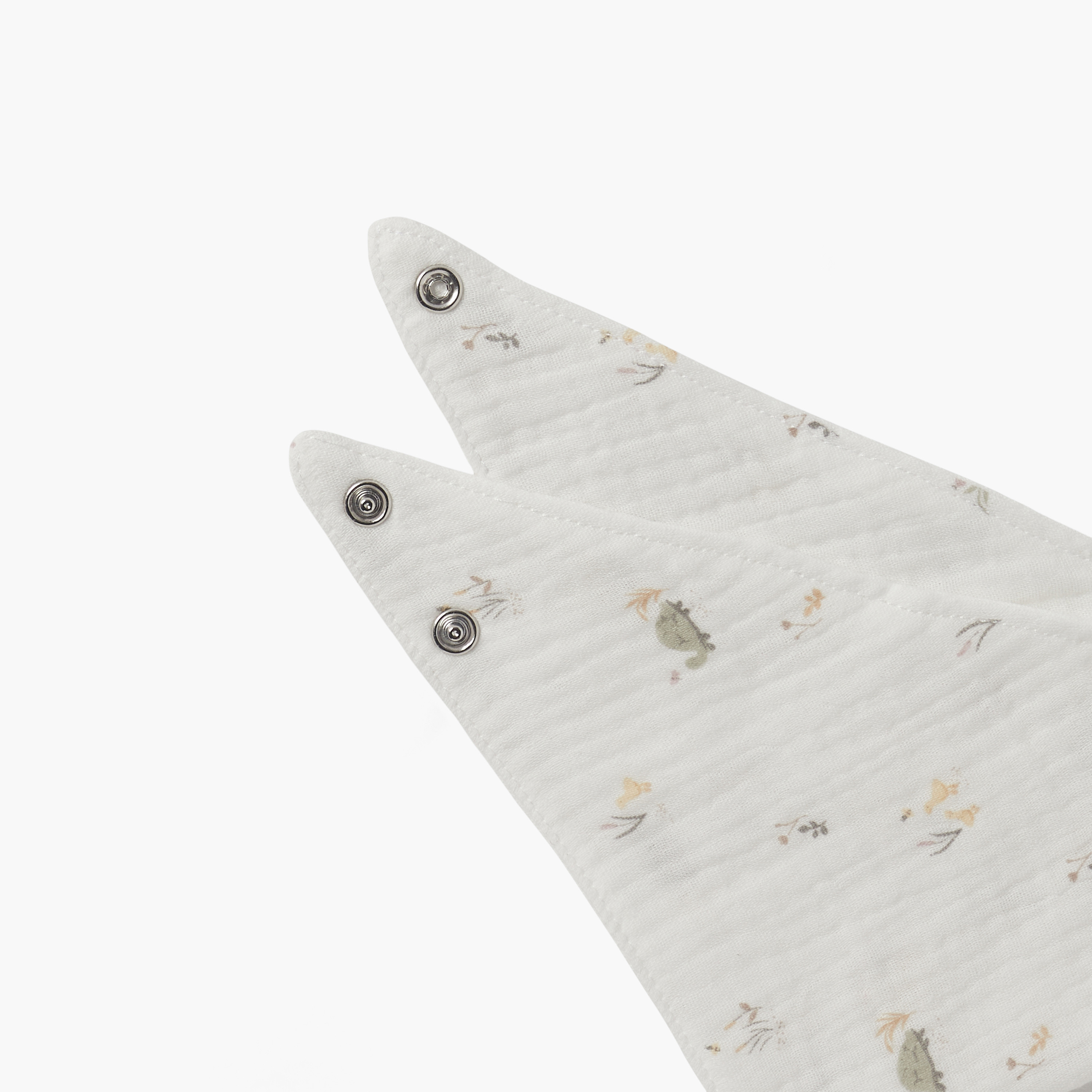 Giggles Tortoise Print Bib with Snap Button Closure-promo_babyshop_Buy3for10_UAE230426-image-4